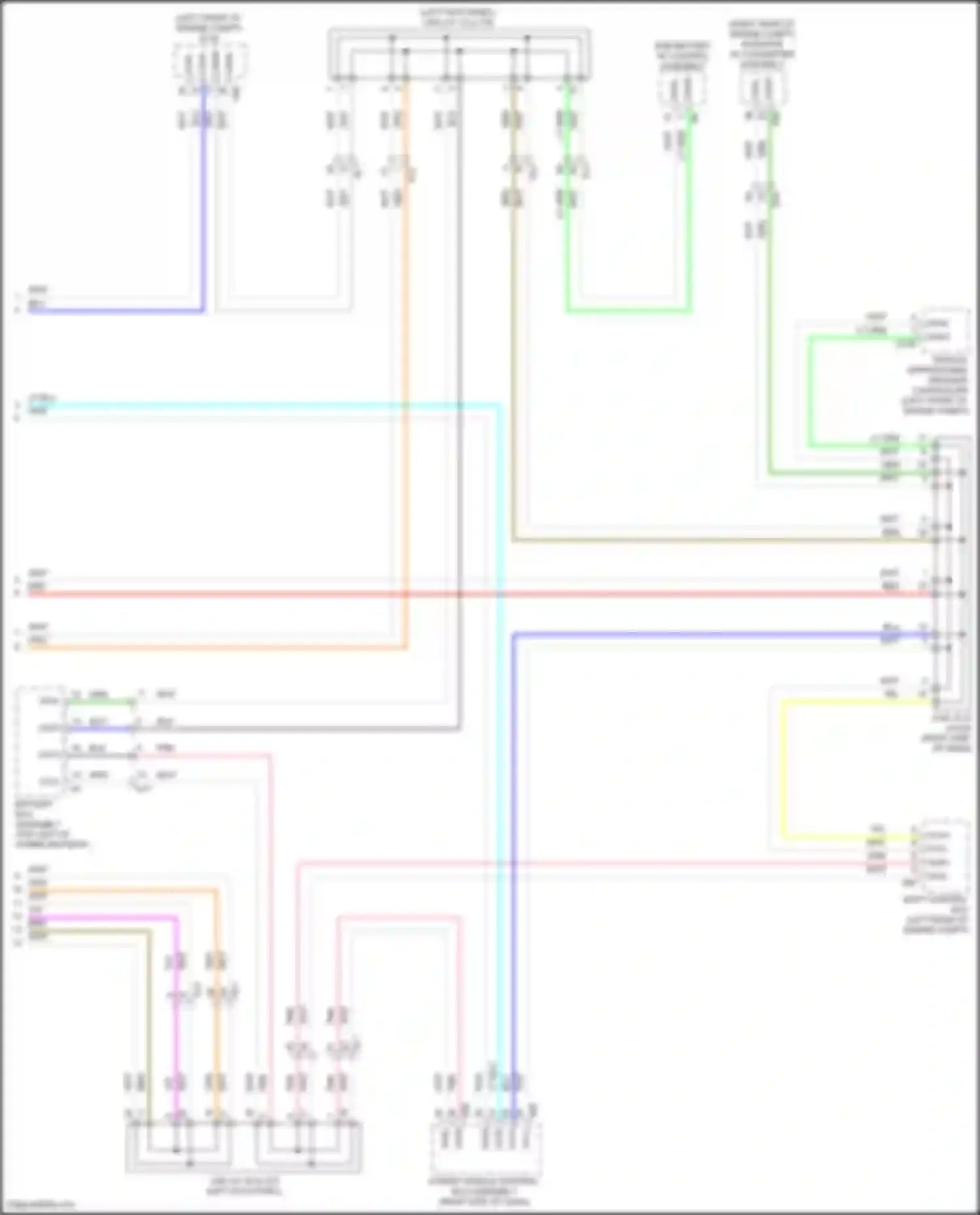 LS Lexus V facelift (2021-2024): Computer data lines circuit, w/o advanced park system (9 of 9)