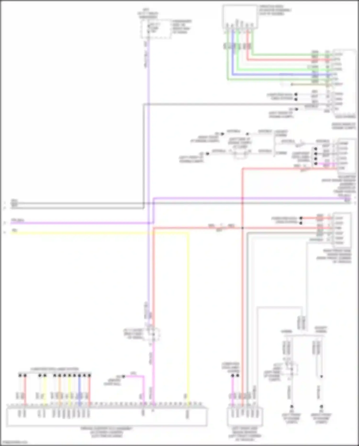 LS Lexus V facelift (2021-2024): Cruise control circuit (2 of 3)