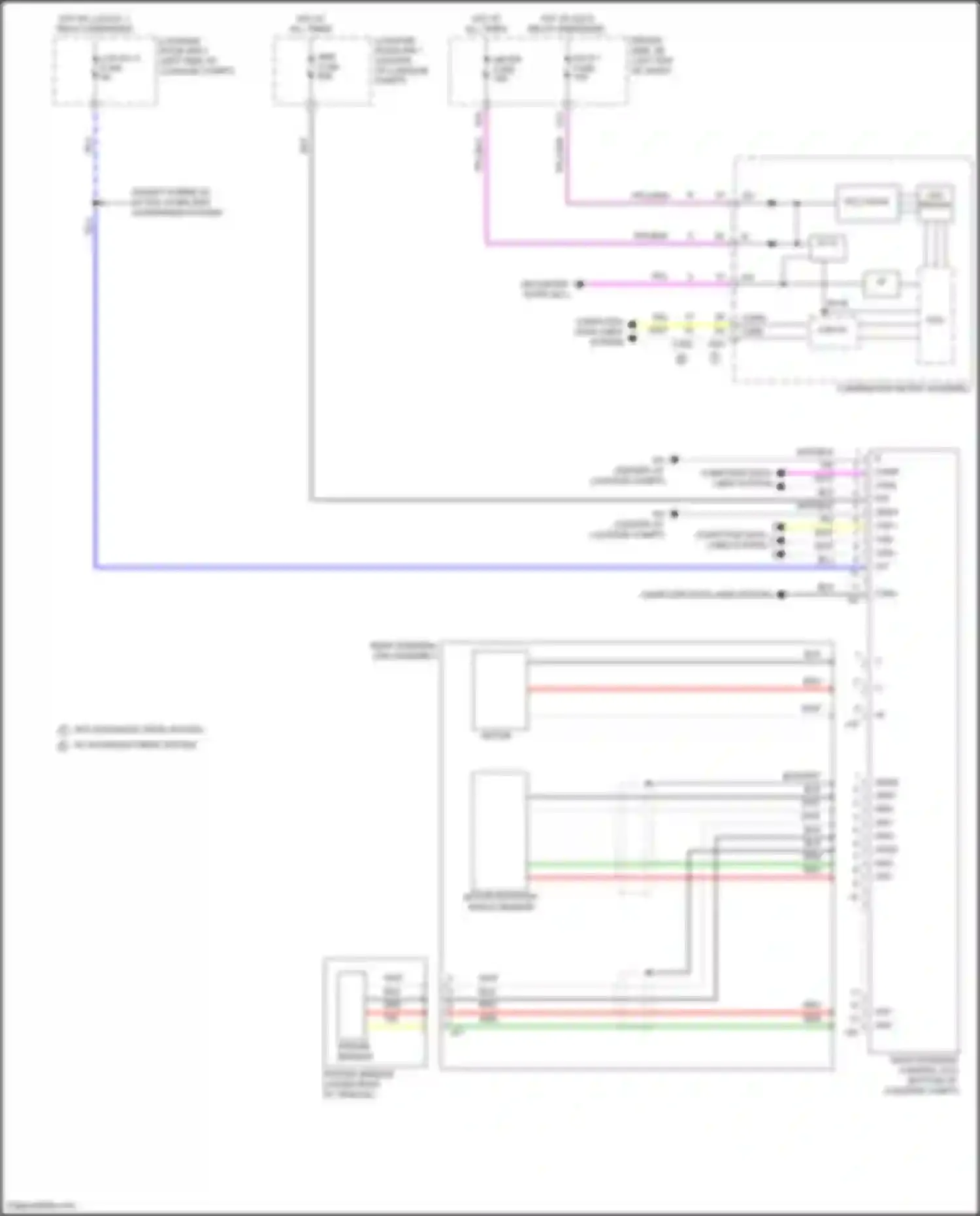 LS Lexus V facelift (2021-2024): Progressive power steering circuit (2 of 2)