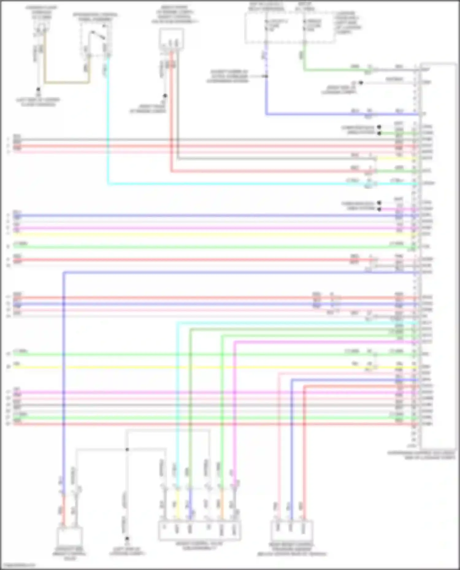LS Lexus V facelift (2021-2024): Adaptive variable suspension circuit (4 of 4)