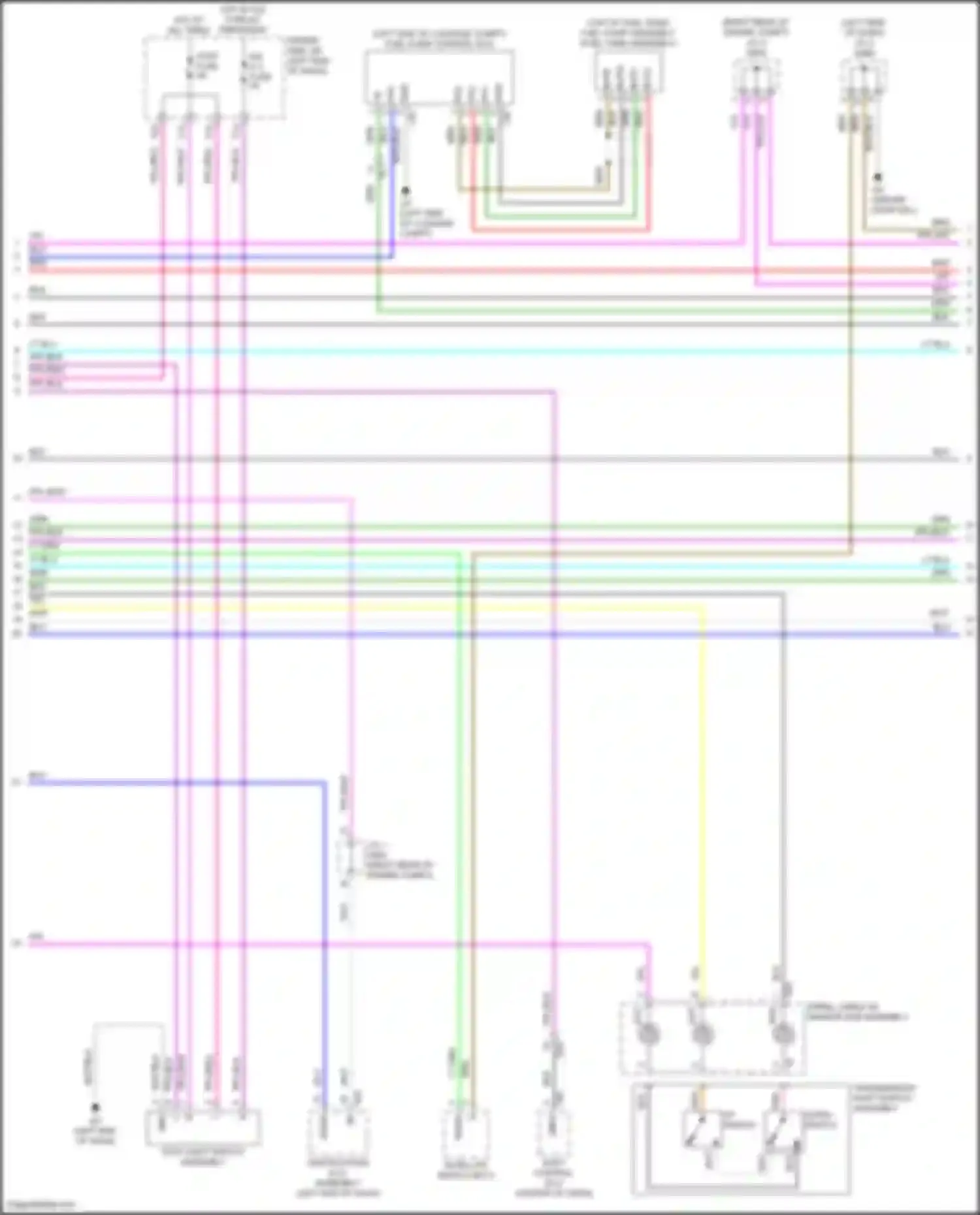 LS Lexus V facelift (2021-2024): Wiring diagram engine performance 3.4l turbo (2 of 10)