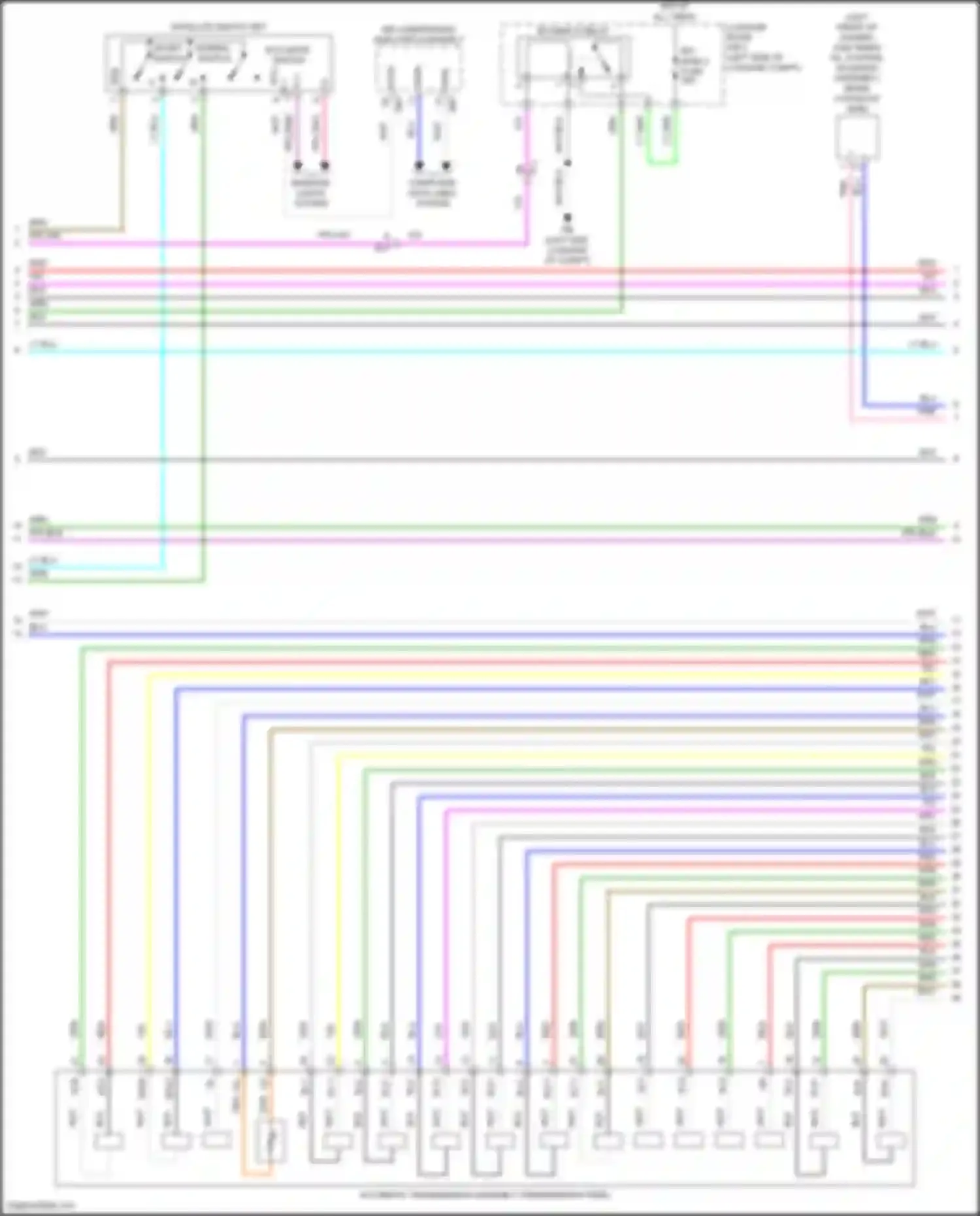 LS Lexus V facelift (2021-2024): Wiring diagram engine performance 3.4l turbo (3 of 10)