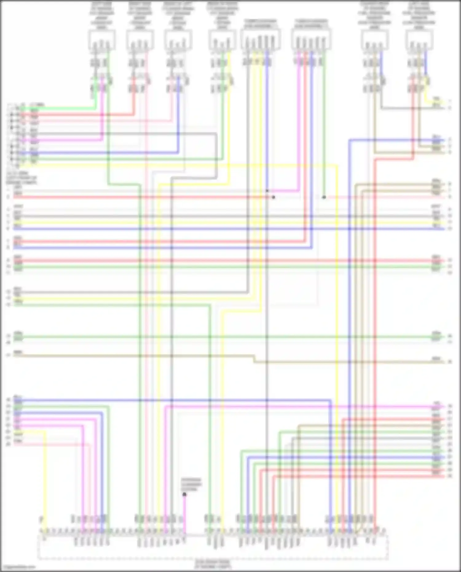 LS Lexus V facelift (2021-2024): Wiring diagram engine performance 3.4l turbo (9 of 10)