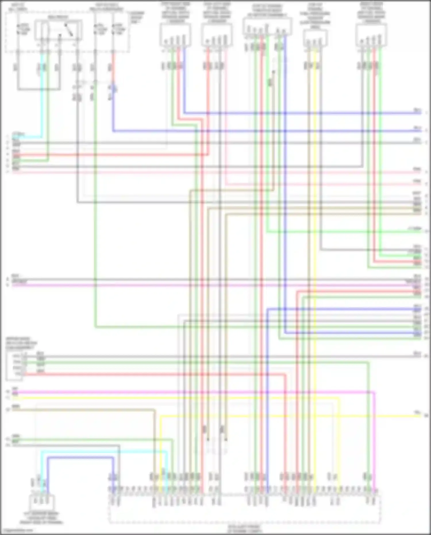 LS Lexus V facelift (2021-2024): Wiring diagram engine performance 3.5l hybrid, engine controls circuit (3 of 6)