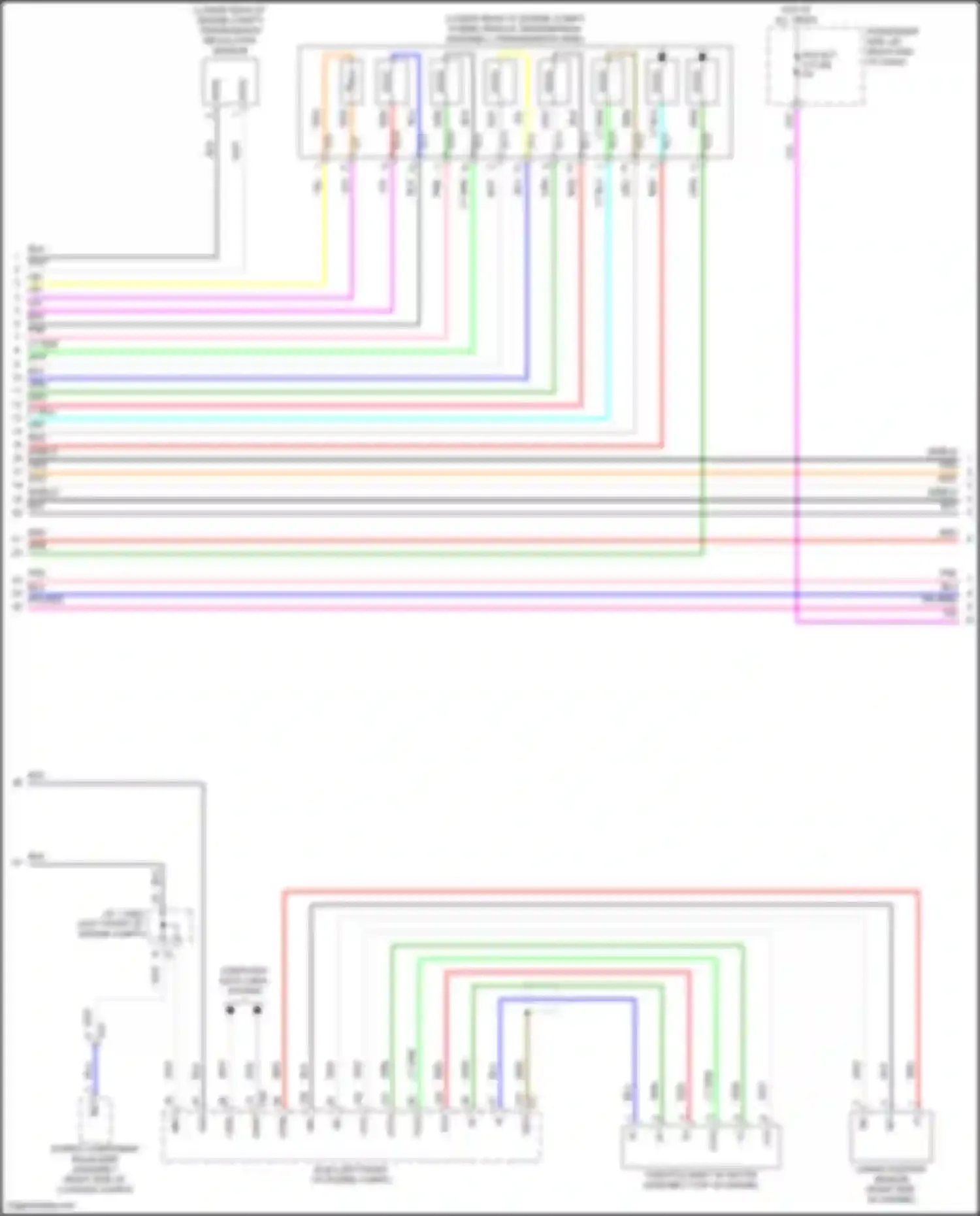 LS Lexus V facelift (2021-2024): Wiring diagram engine performance 3.5l hybrid, hybrid system circuit (4 of 9)