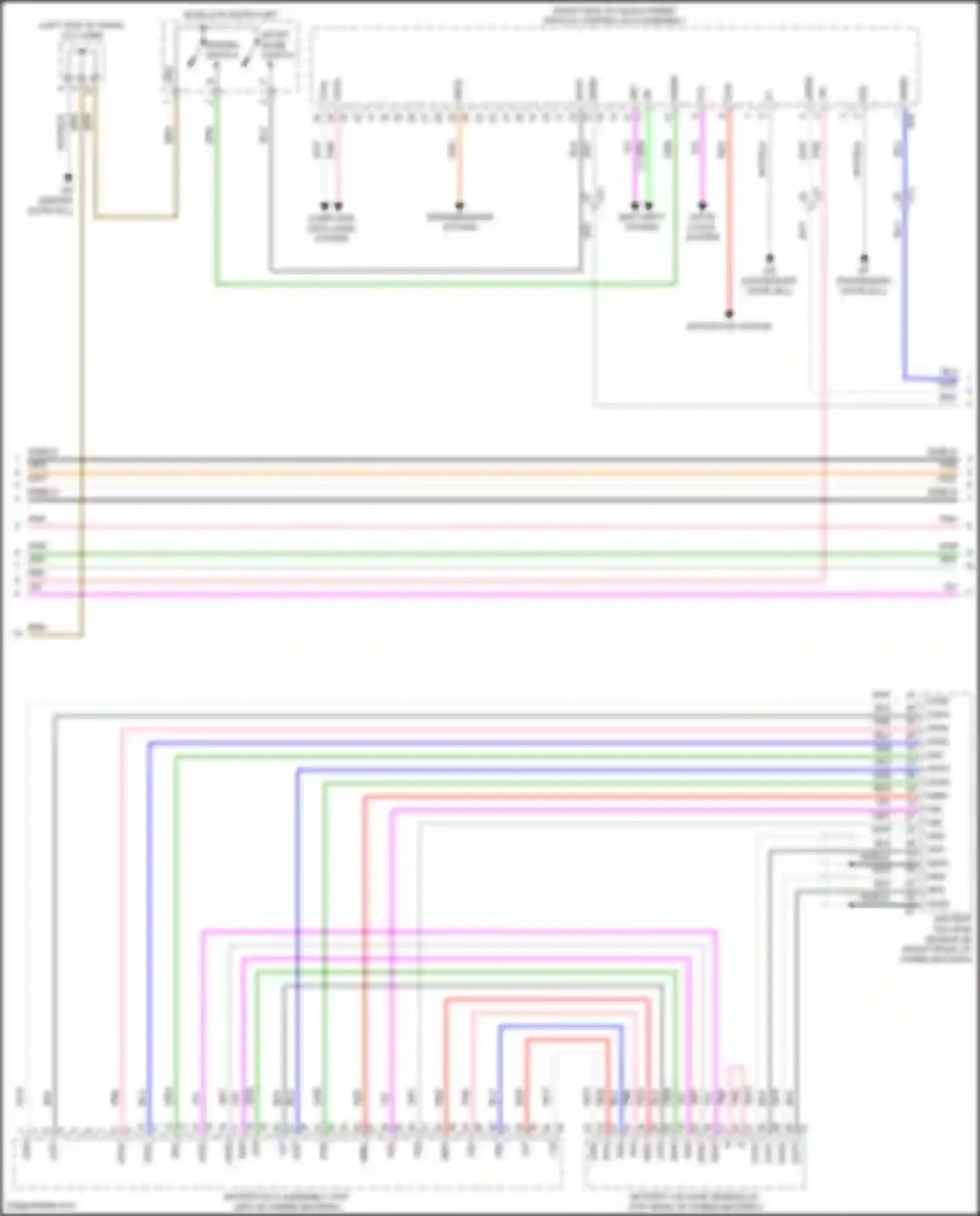 LS Lexus V facelift (2021-2024): Wiring diagram engine performance 3.5l hybrid, hybrid system circuit (8 of 9)