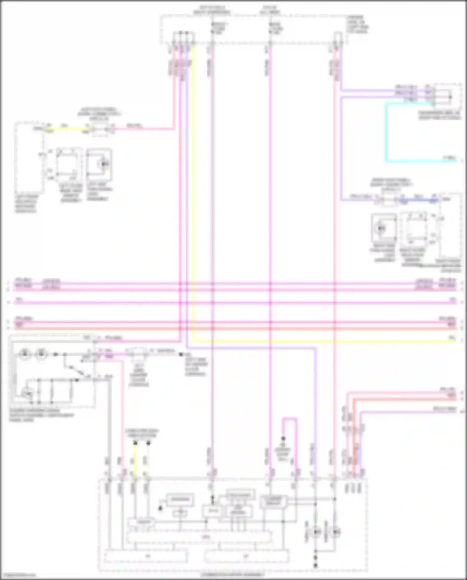 LS Lexus V facelift (2021-2024): Exterior lamps circuit (2 of 5)