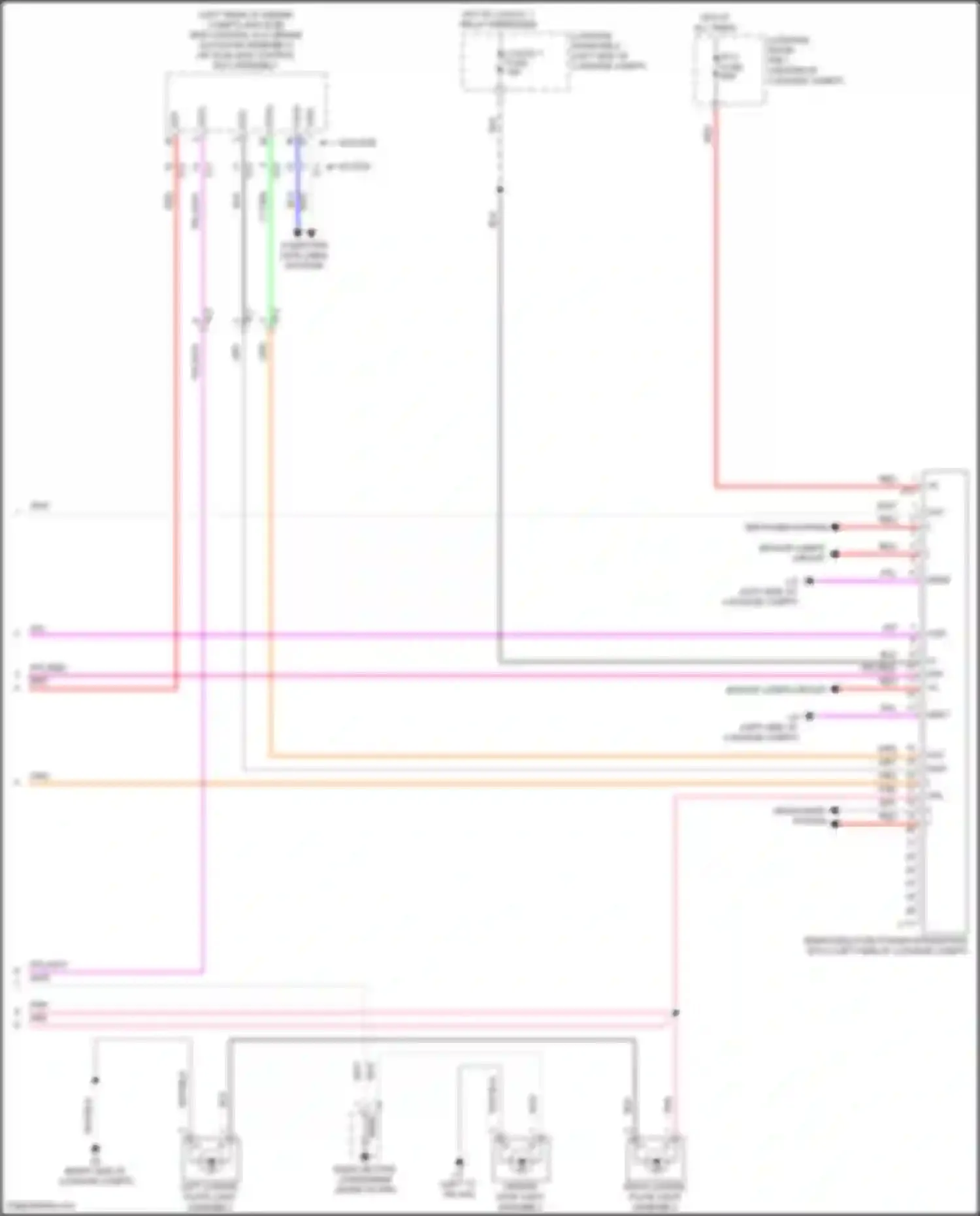 LS Lexus V facelift (2021-2024): Exterior lamps circuit (5 of 5)