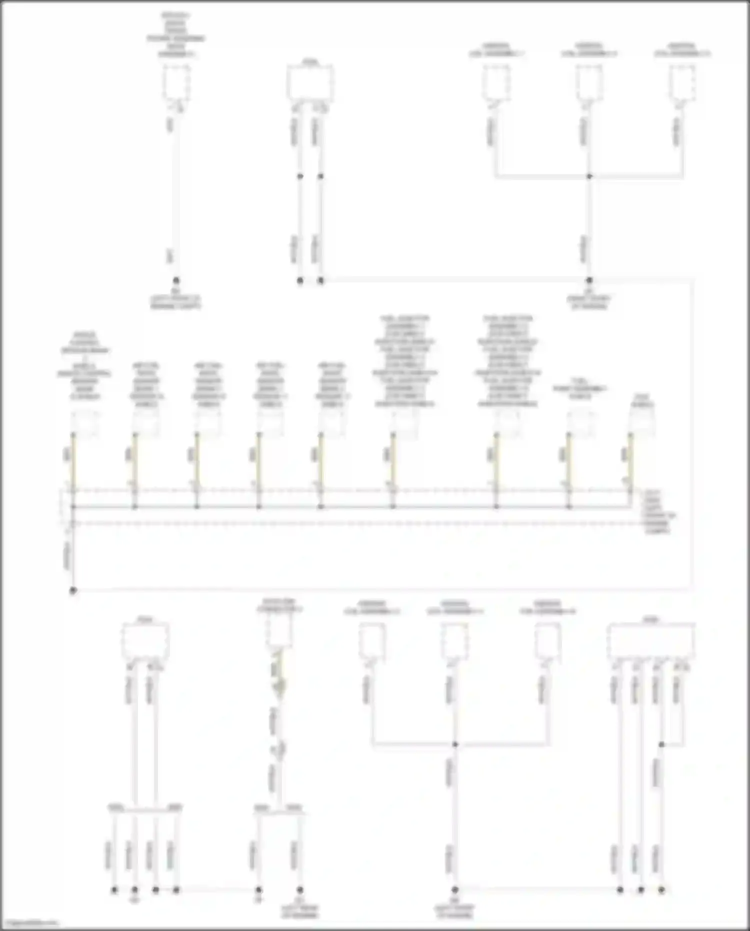 LS Lexus V facelift (2021-2024): Ground distribution circuit (2 of 10)