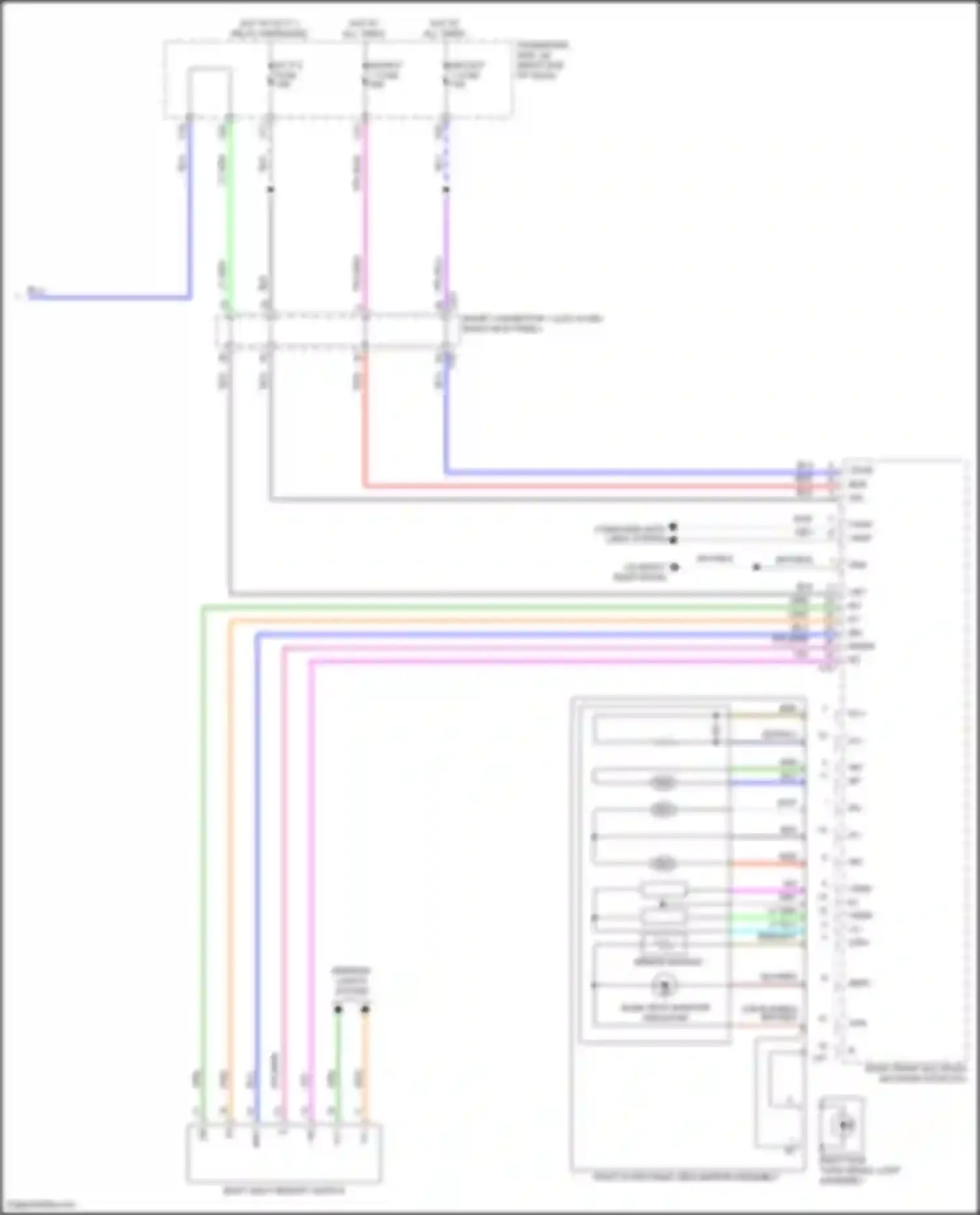LS Lexus V facelift (2021-2024): Memory mirrors circuit (2 of 2)