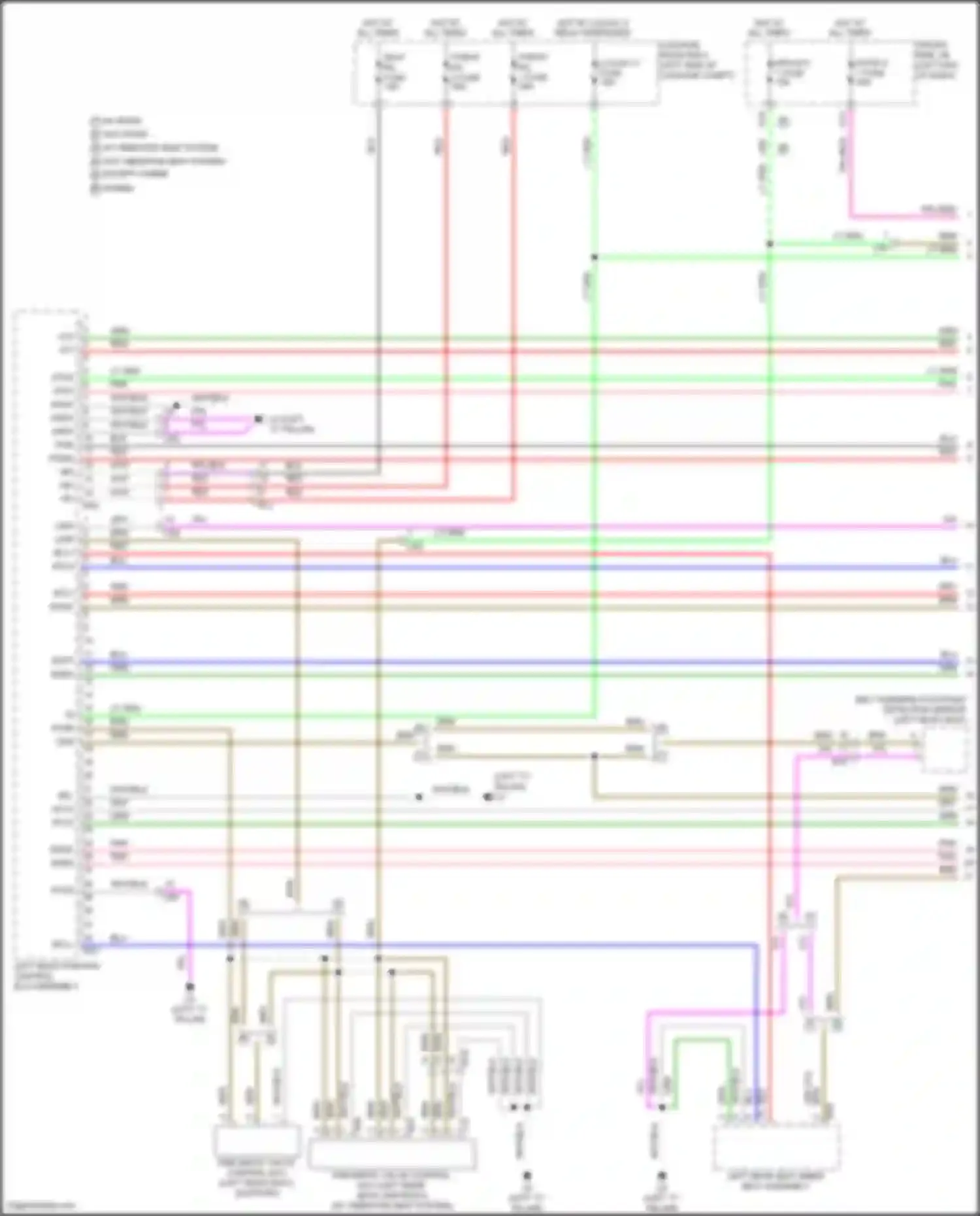LS Lexus V facelift (2021-2024): Memory rear seat circuit (1 of 5)