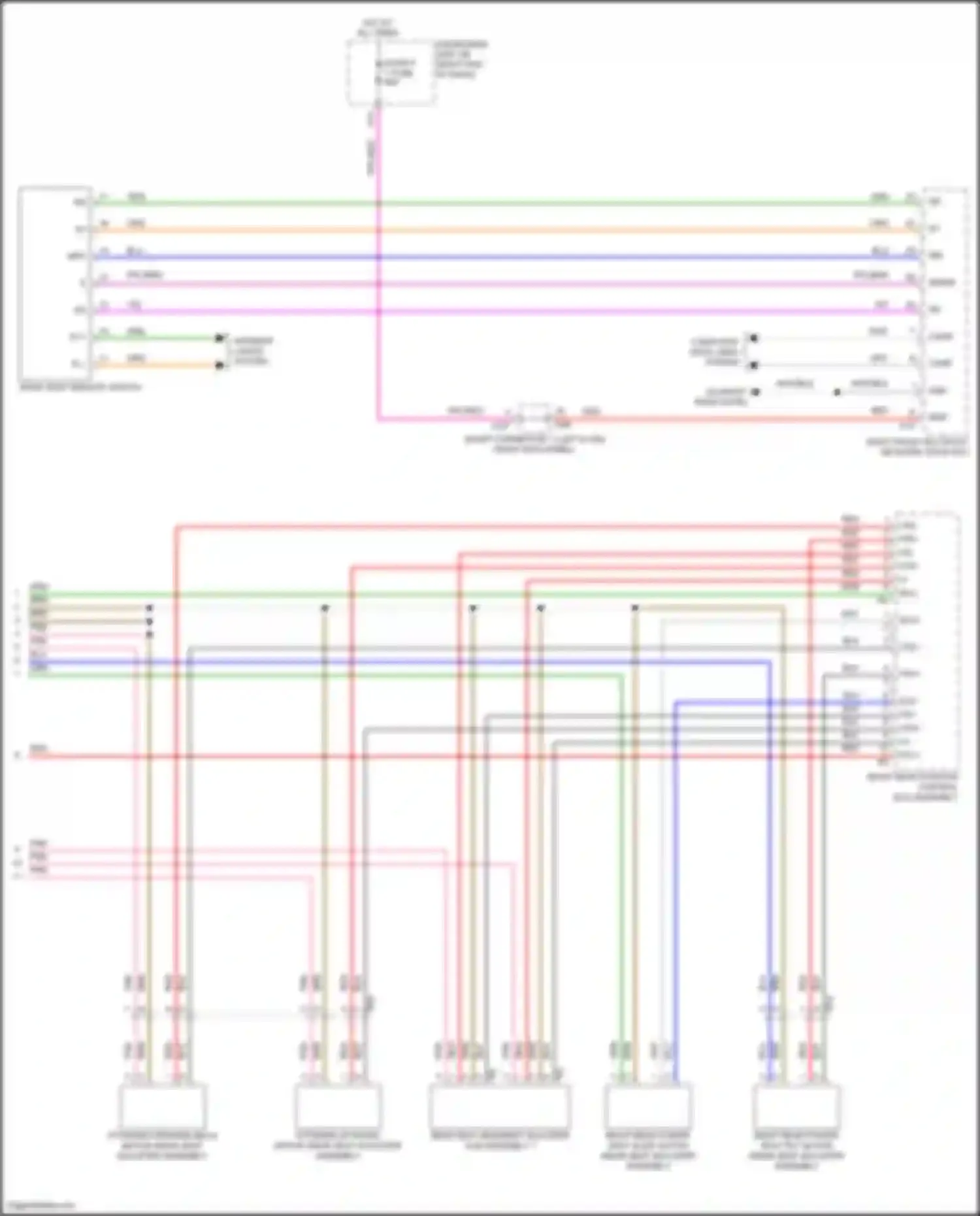 LS Lexus V facelift (2021-2024): Memory rear seat circuit (5 of 5)
