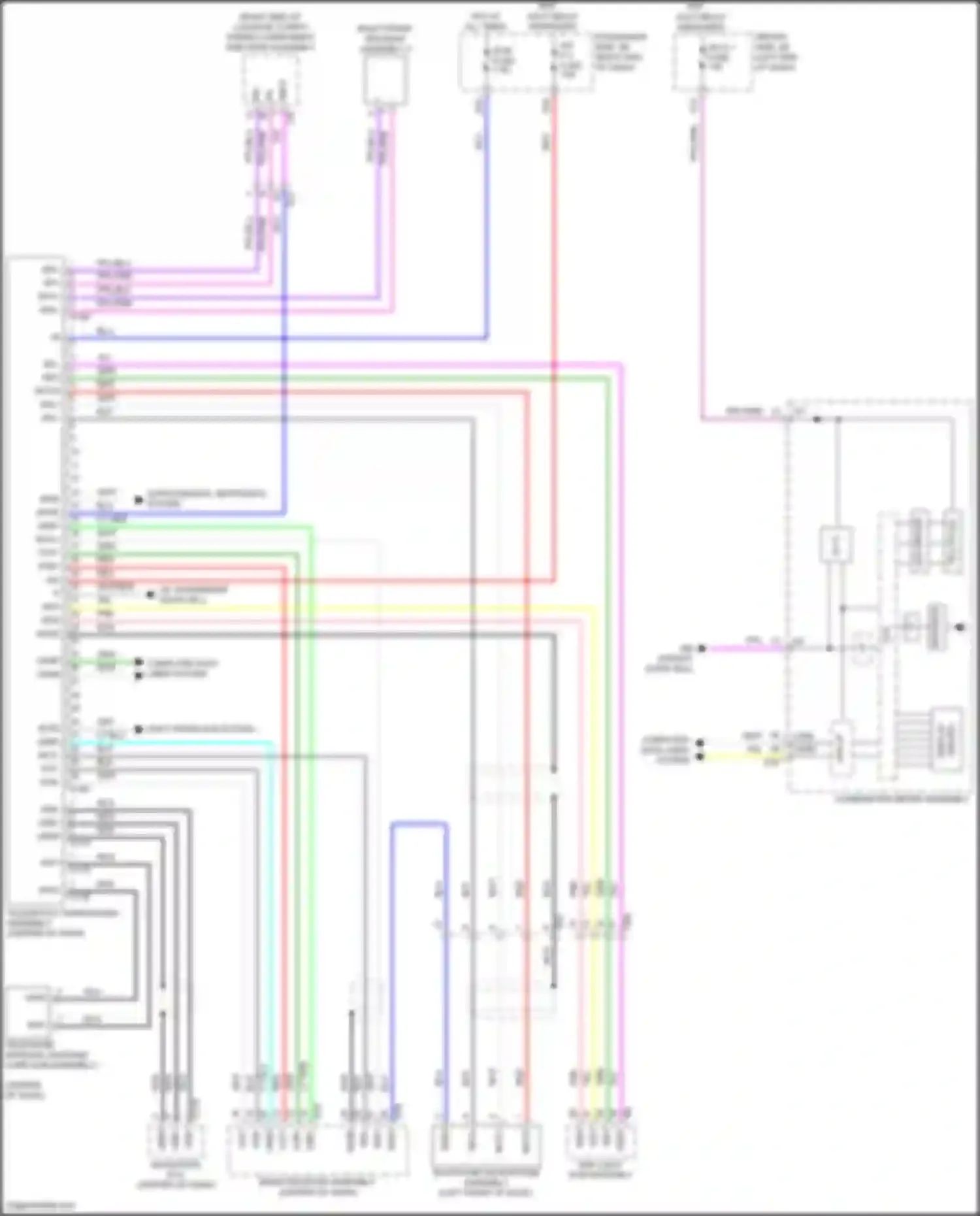 LS Lexus V facelift (2021-2024): Telematics circuit