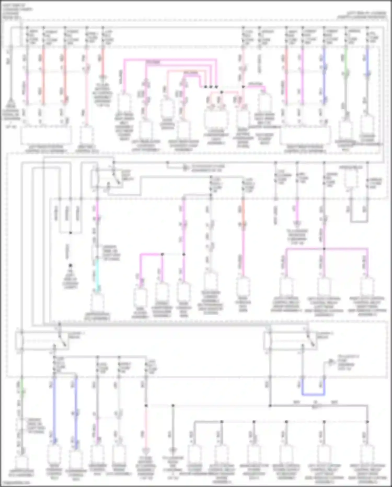 LS Lexus V facelift (2021-2024): Power distribution circuit (2 of 10)