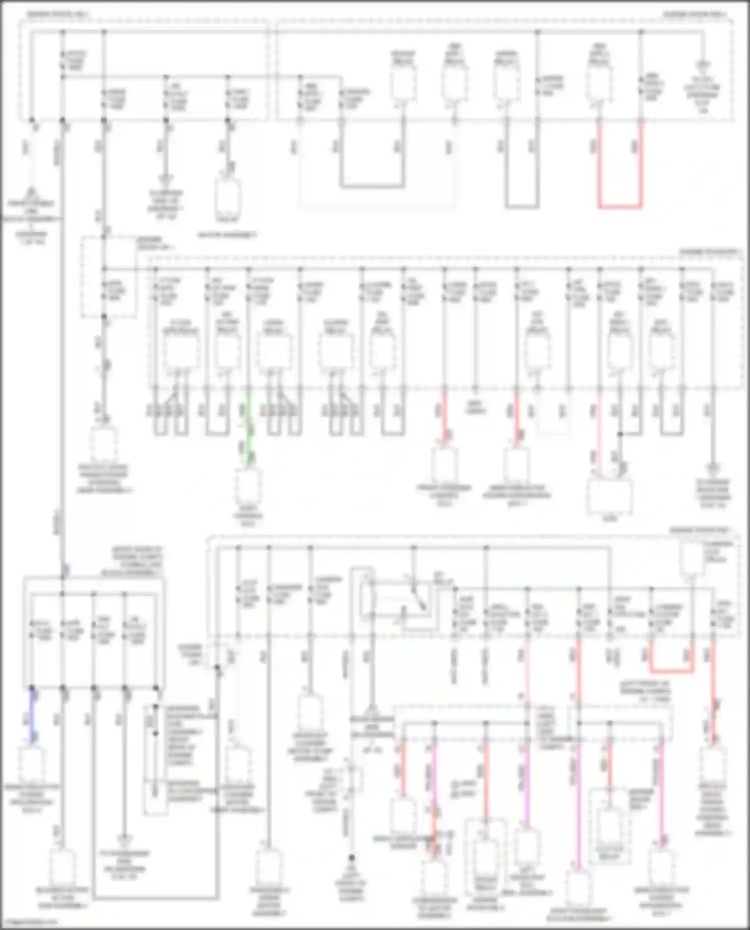 LS Lexus V facelift (2021-2024): Power distribution circuit (4 of 10)