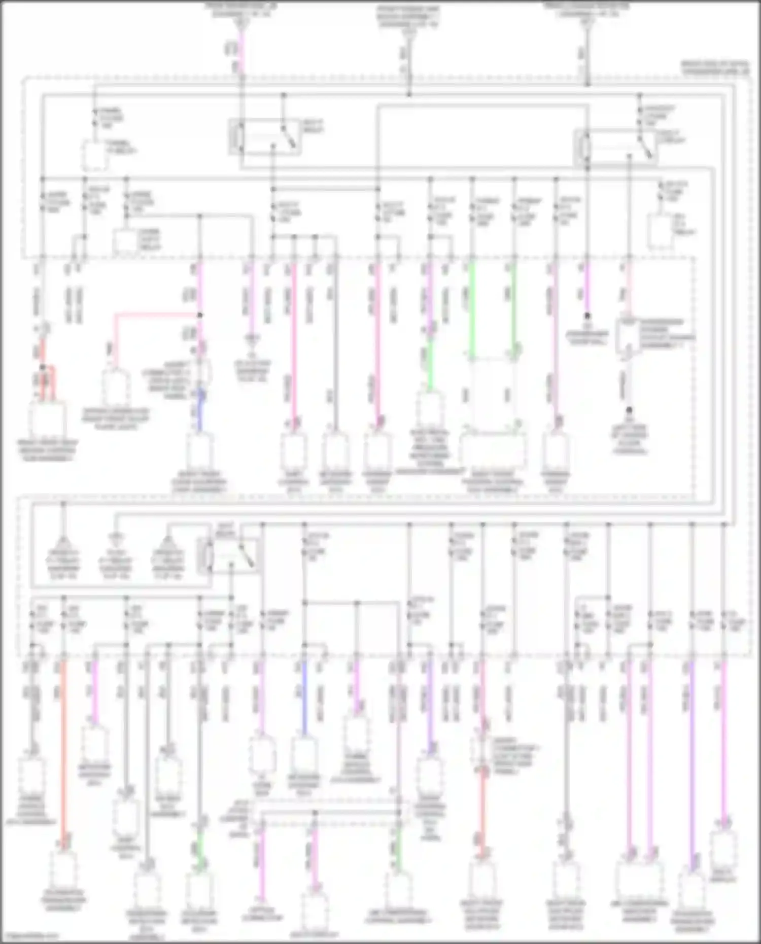 LS Lexus V facelift (2021-2024): Power distribution circuit (6 of 10)