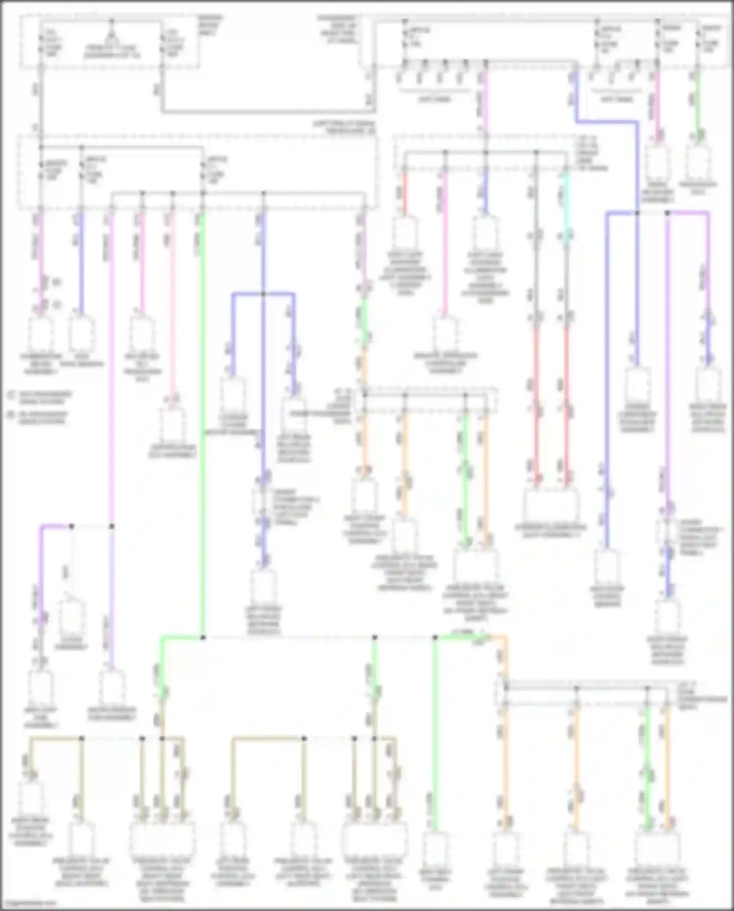 LS Lexus V facelift (2021-2024): Power distribution circuit (9 of 10)
