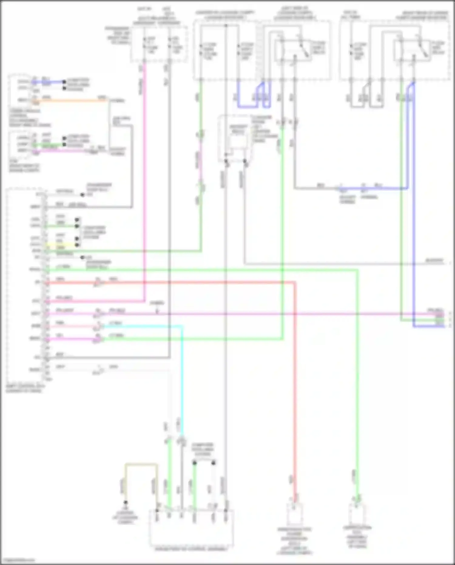 LS Lexus V facelift (2021-2024): Shift interlock circuit (1 of 2)