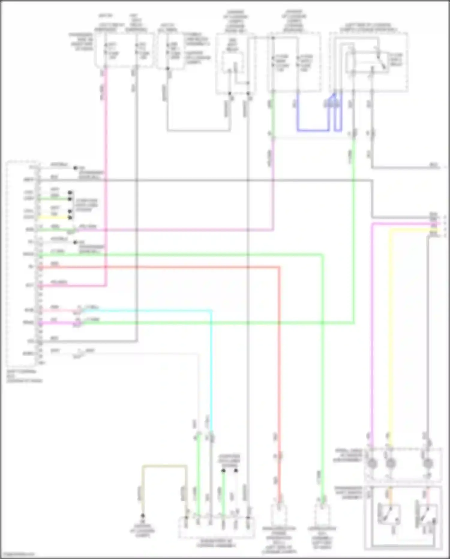LS Lexus V facelift (2021-2024): Transmission circuit (1 of 4)