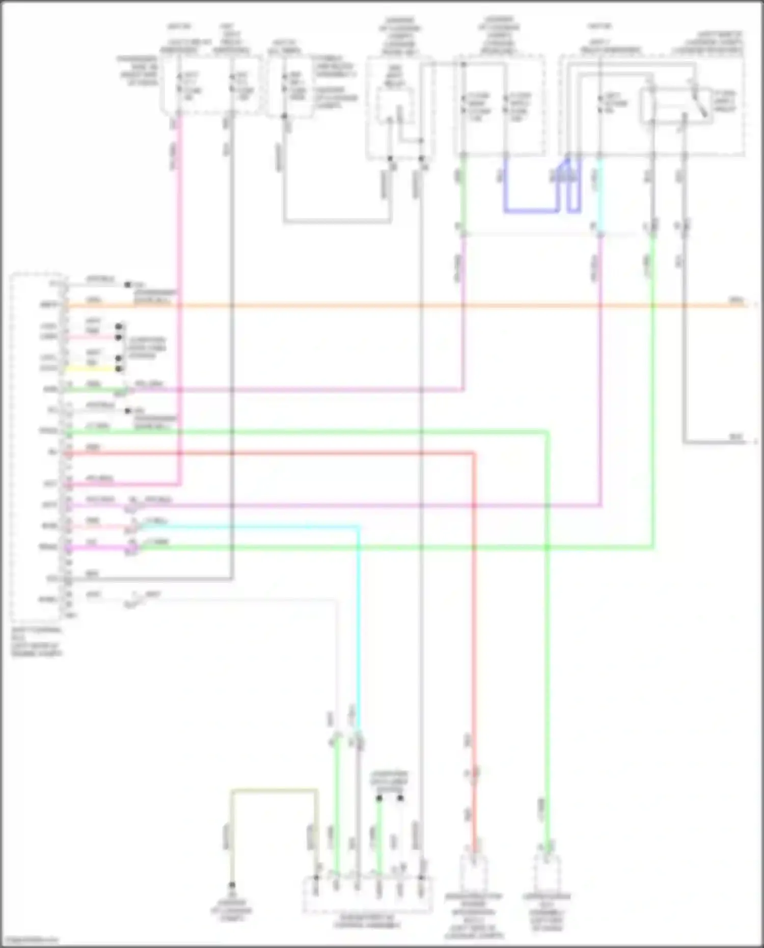 LS Lexus V facelift (2021-2024): Transmission circuit (1 of 5)