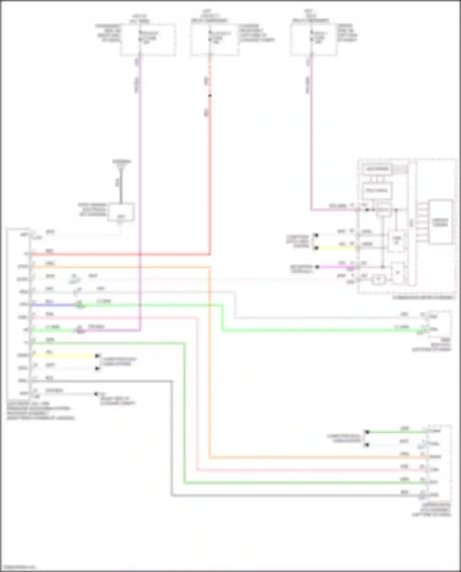 LS Lexus V facelift (2021-2024): Tire pressure monitoring circuit