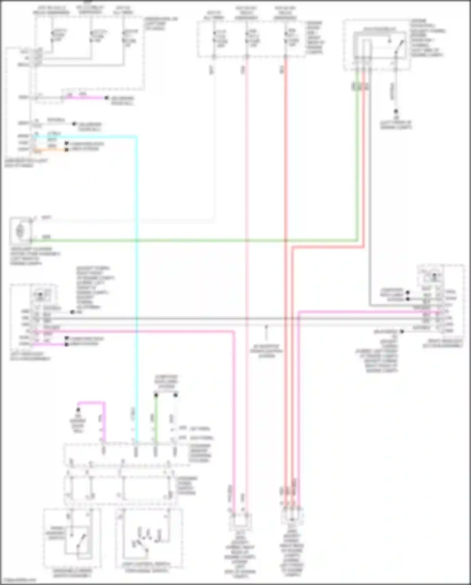 LS Lexus V facelift (2021-2024): Headlamp washer circuit