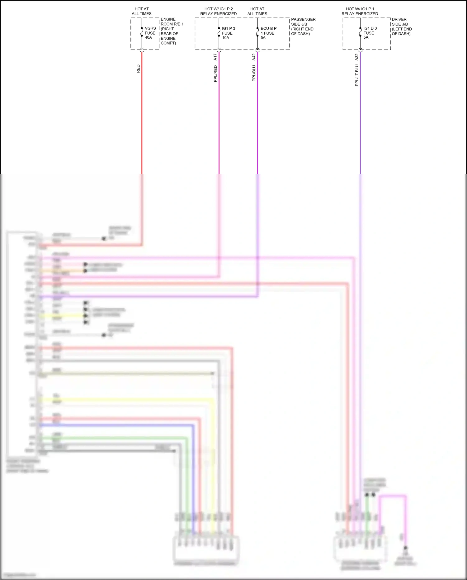 Lexus LS V facelift (2021-2024) computer data lines system wiring diagram  (96 of 132)
