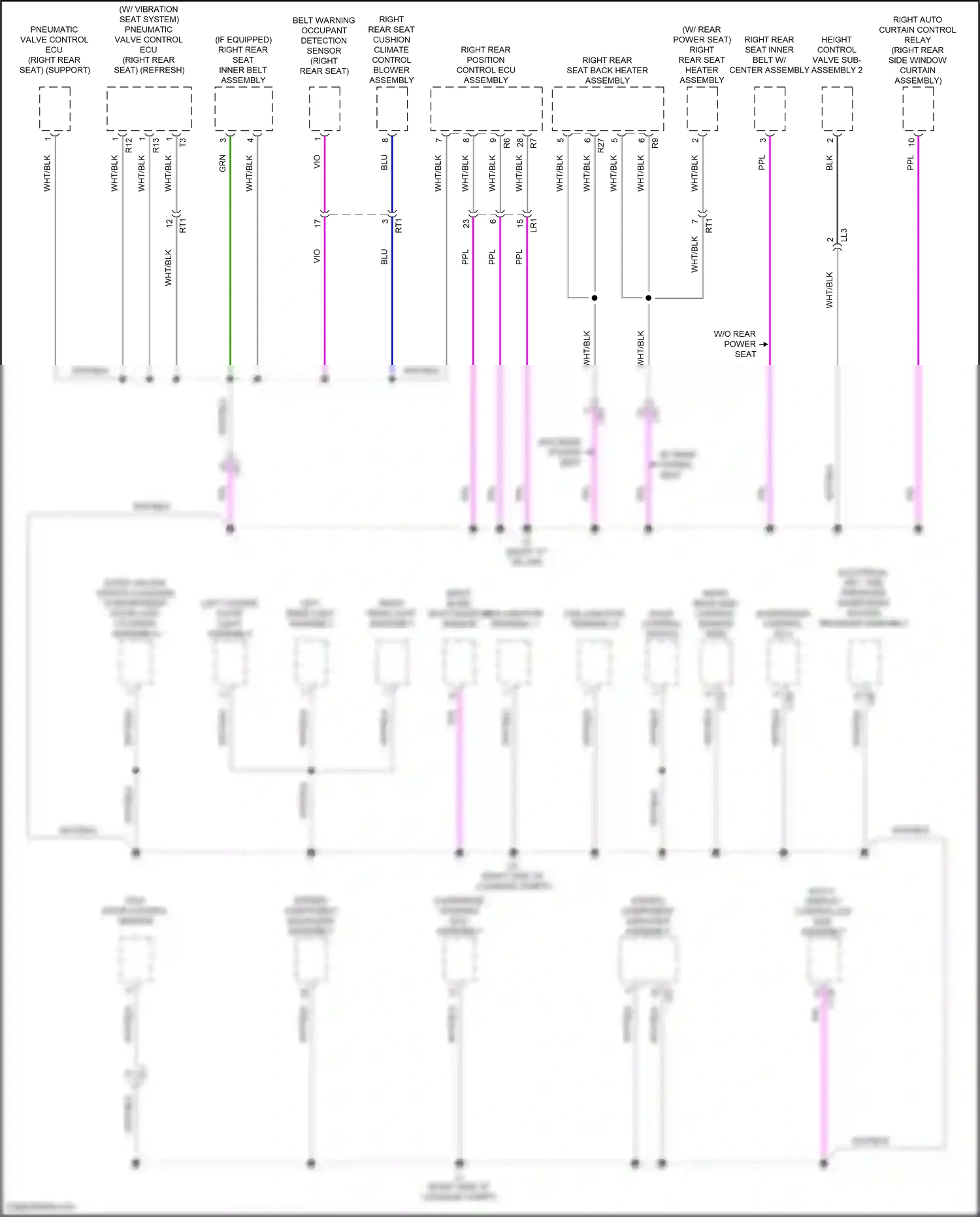 Lexus LS V facelift (2021-2024) multi-display controller sub-assembly wiring diagram  (2 of 5)