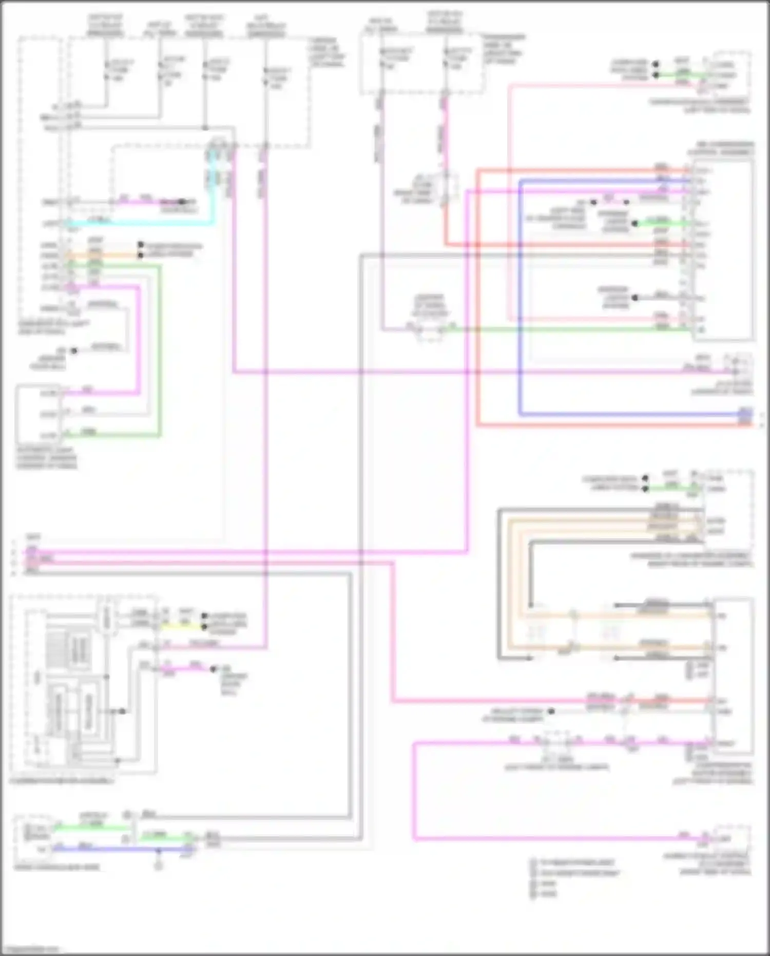 LS Lexus V (2017-2021): Automatic a/c circuit (3 of 4)