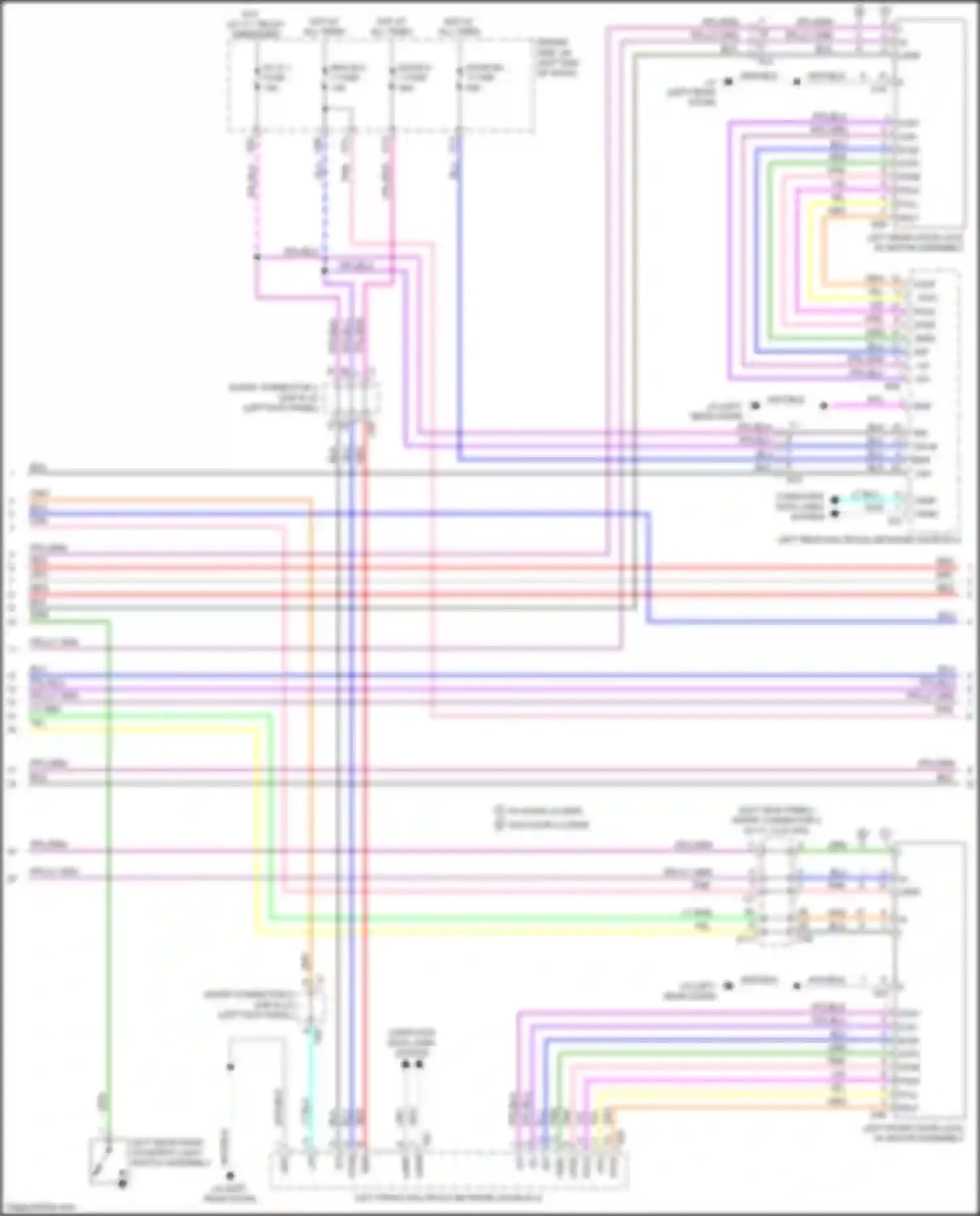 LS Lexus V (2017-2021): Forced entry circuit (2 of 6)
