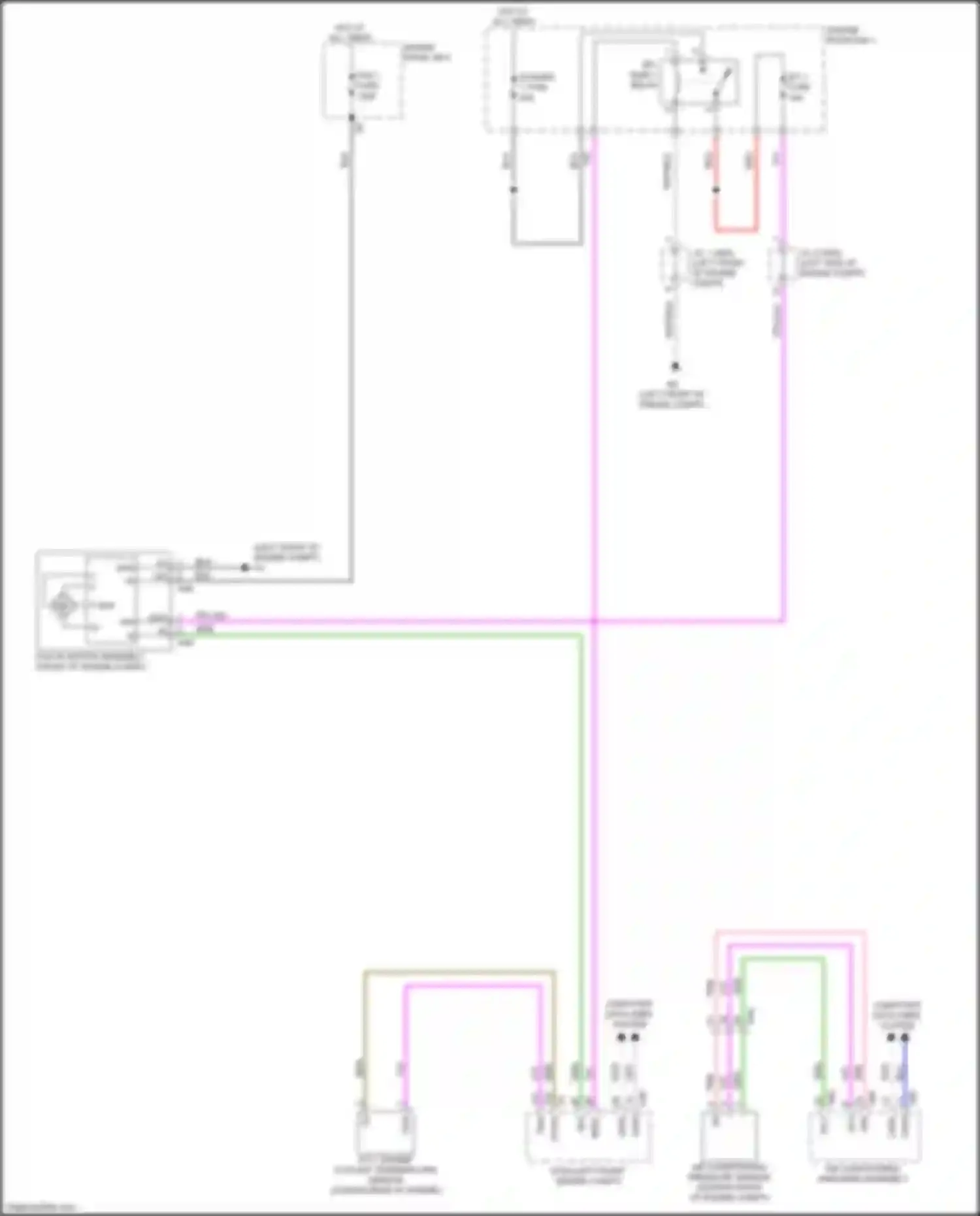 LS Lexus V (2017-2021): Cooling fan circuit