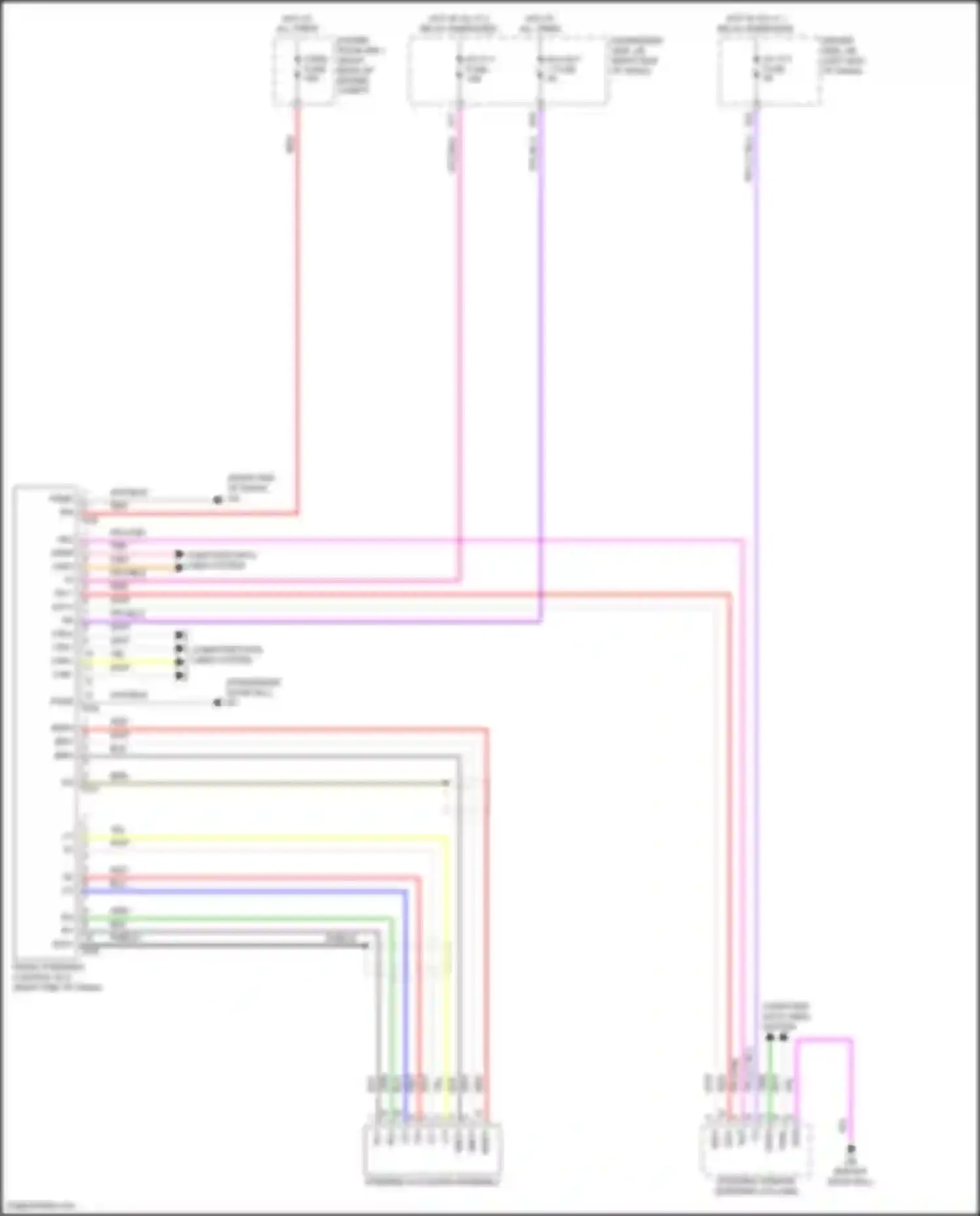 LS Lexus V (2017-2021): Progressive power steering circuit (1 of 2)