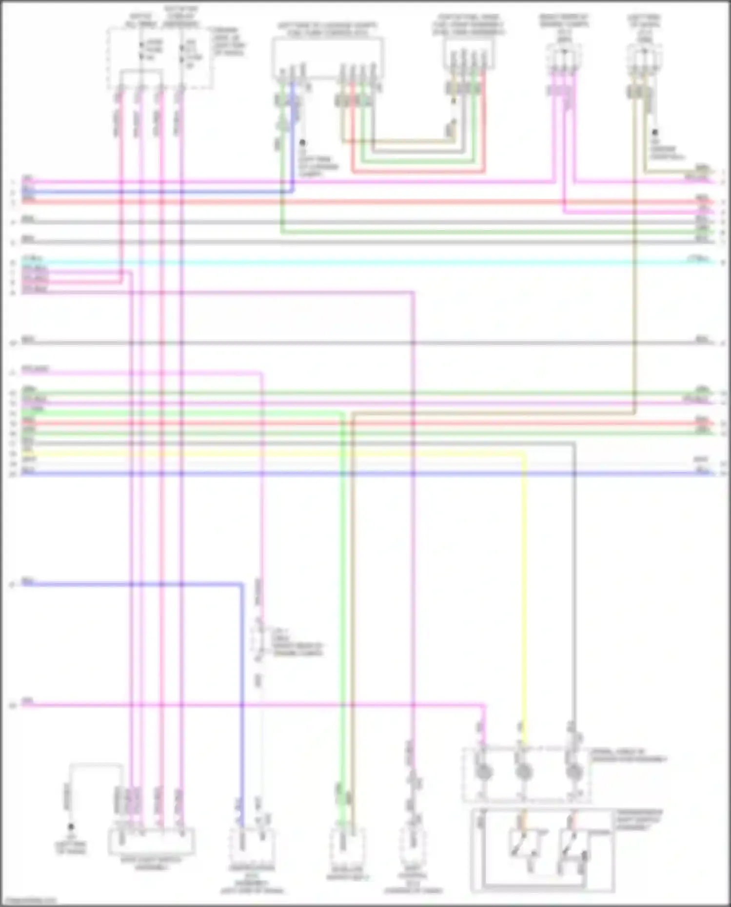 LS Lexus V (2017-2021): Wiring diagram engine performance 3.4l turbo (2 of 10)