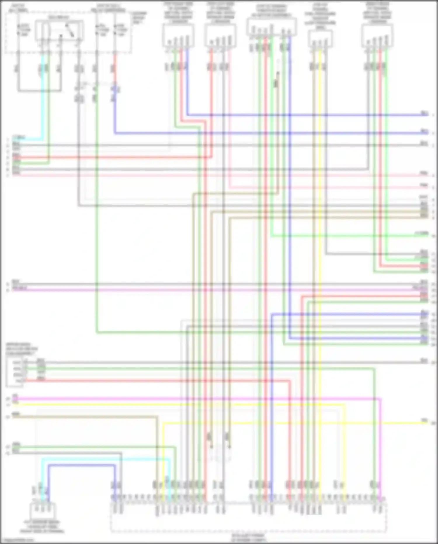 LS Lexus V (2017-2021): Wiring diagram engine performance 3.5l hybrid, engine controls circuit (3 of 6)
