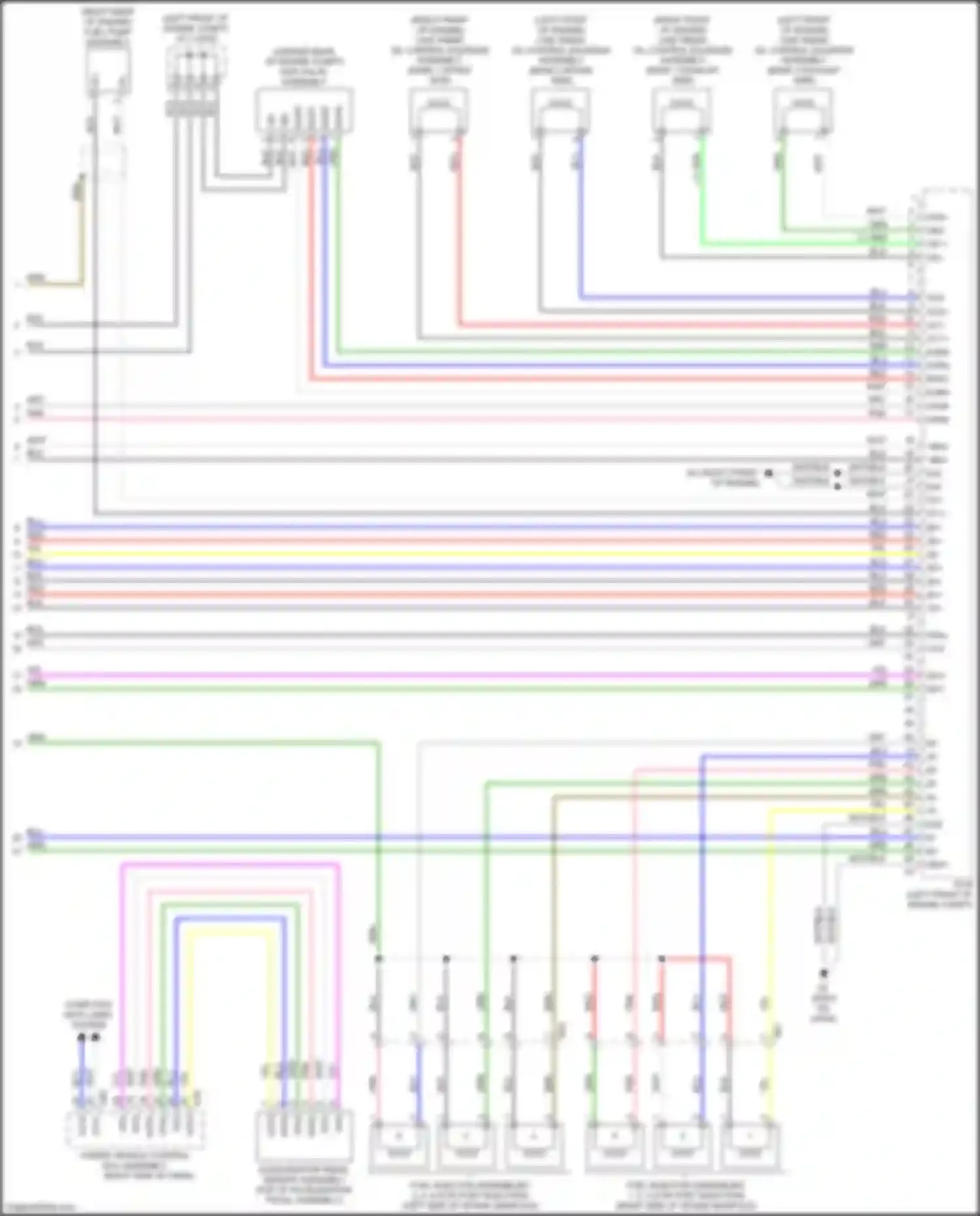 LS Lexus V (2017-2021): Wiring diagram engine performance 3.5l hybrid, engine controls circuit (6 of 6)