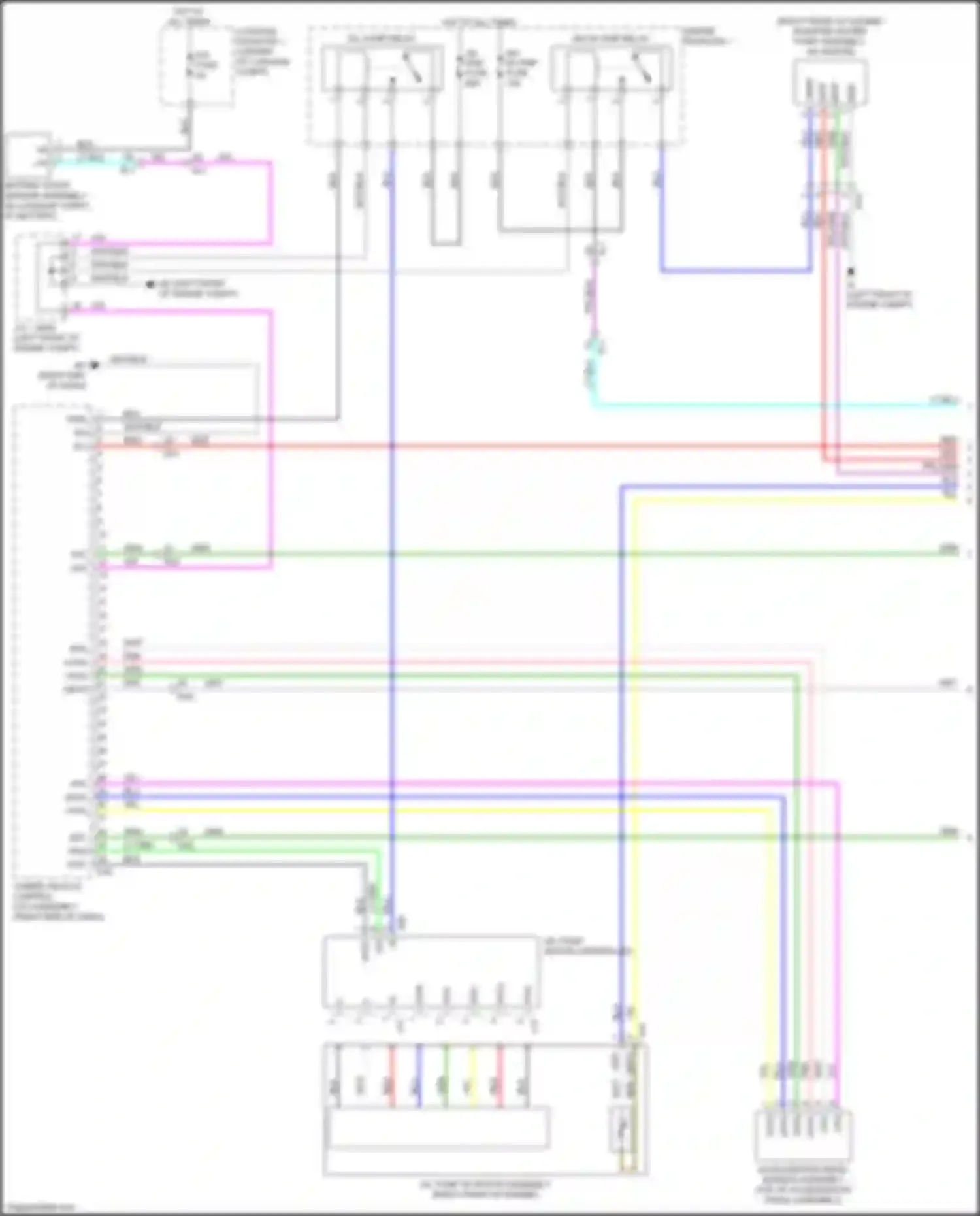 LS Lexus V (2017-2021): Wiring diagram engine performance 3.5l hybrid, hybrid system circuit (1 of 9)