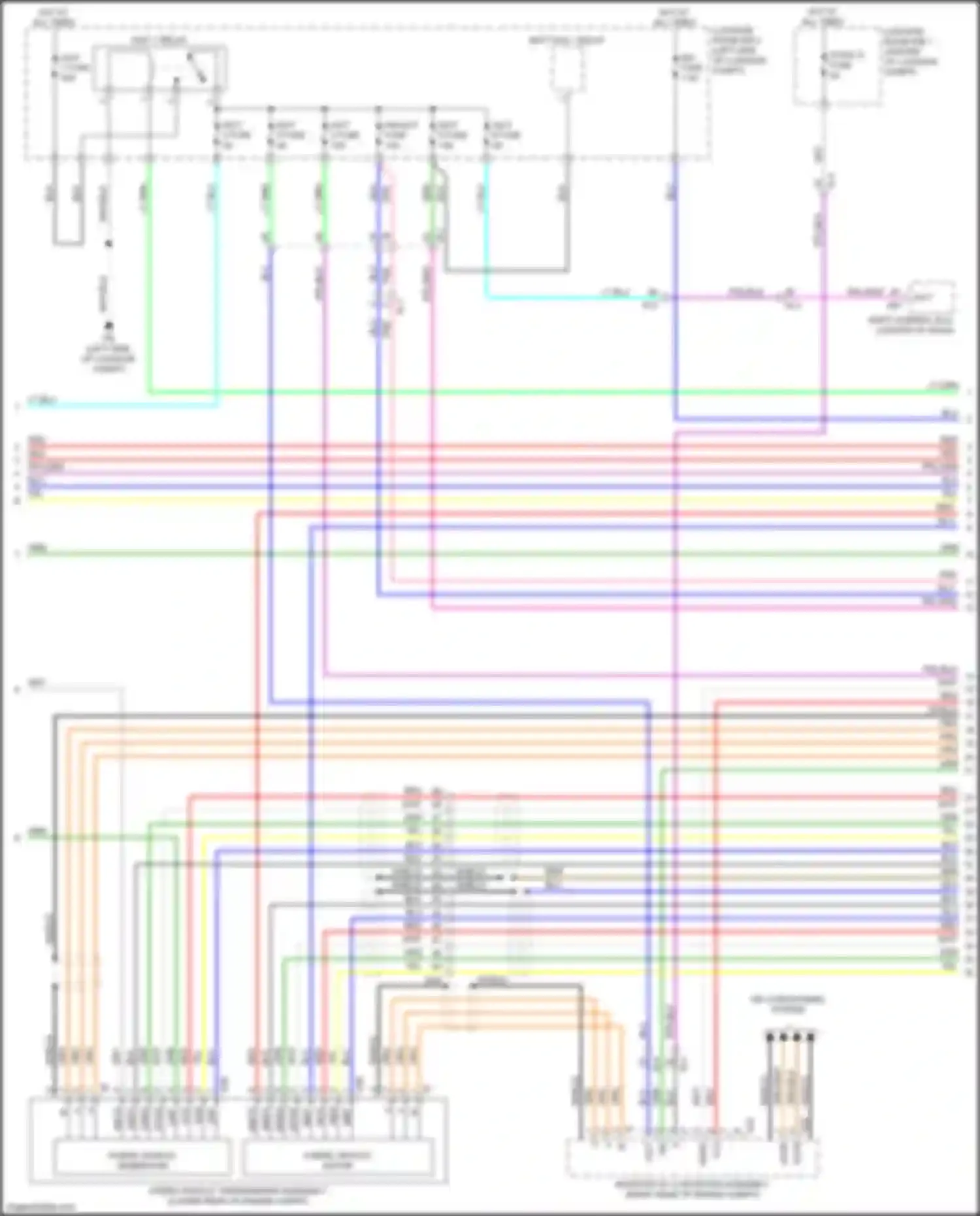 LS Lexus V (2017-2021): Wiring diagram engine performance 3.5l hybrid, hybrid system circuit (2 of 9)