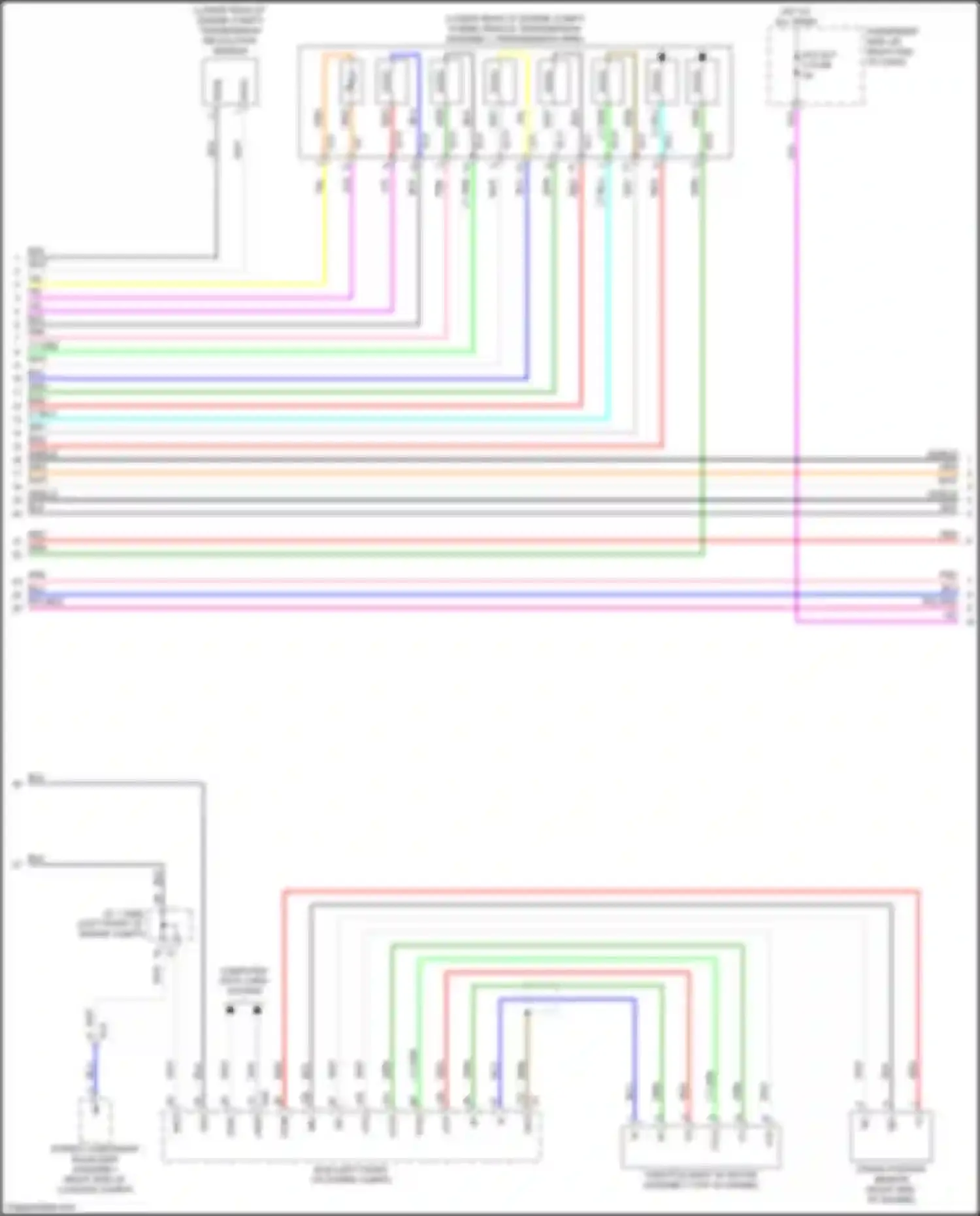 LS Lexus V (2017-2021): Wiring diagram engine performance 3.5l hybrid, hybrid system circuit (4 of 9)