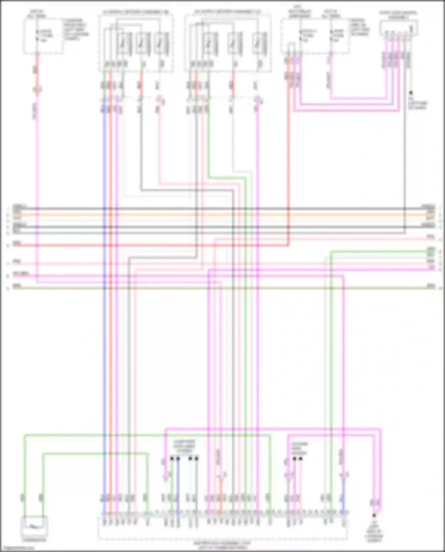 LS Lexus V (2017-2021): Wiring diagram engine performance 3.5l hybrid, hybrid system circuit (6 of 9)