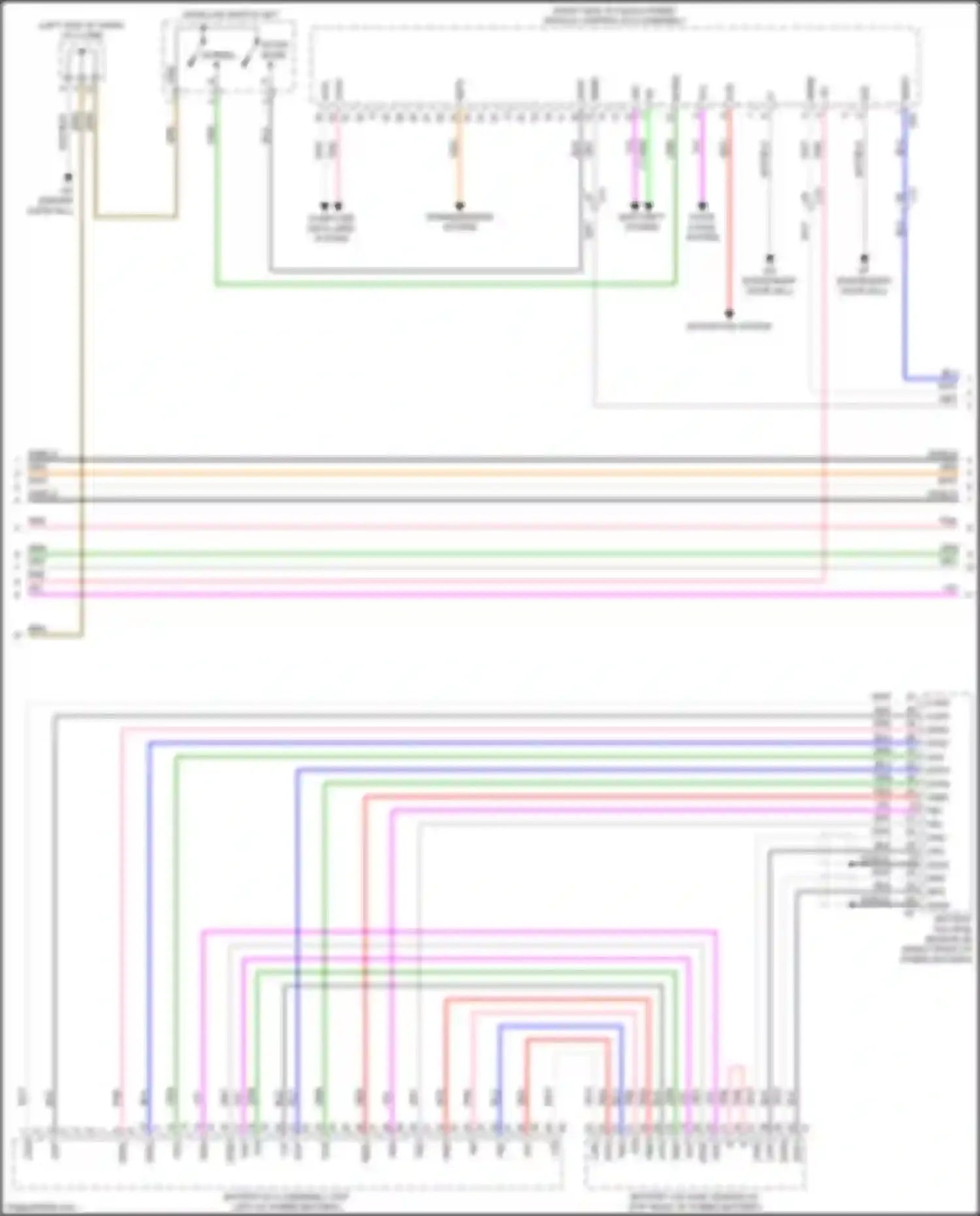 LS Lexus V (2017-2021): Wiring diagram engine performance 3.5l hybrid, hybrid system circuit (8 of 9)