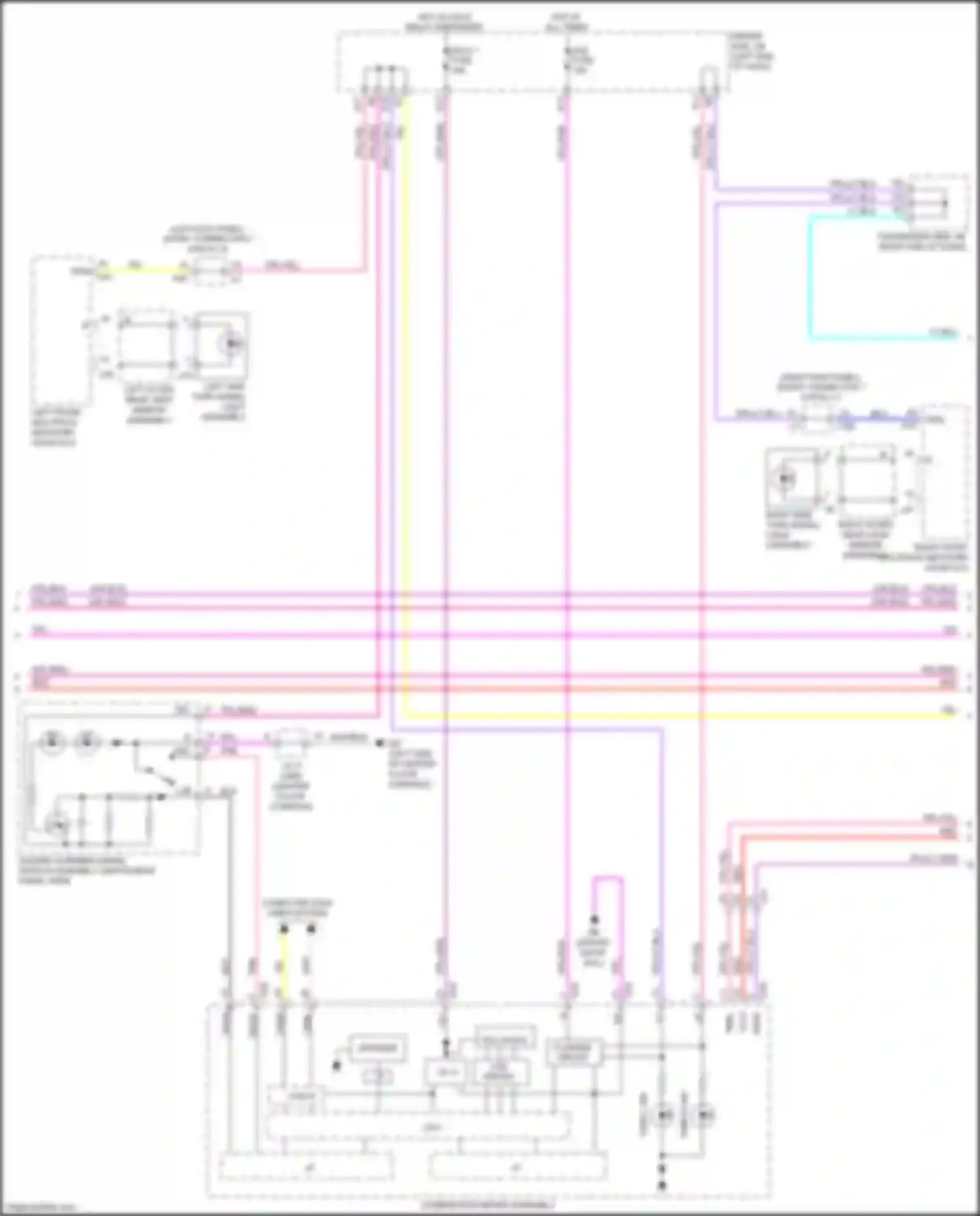 LS Lexus V (2017-2021): Exterior lamps circuit (2 of 5)