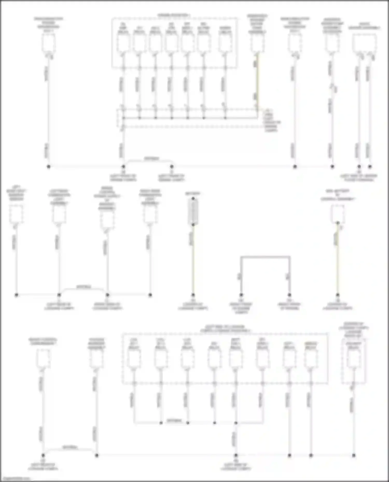 LS Lexus V (2017-2021): Ground distribution circuit (3 of 10)