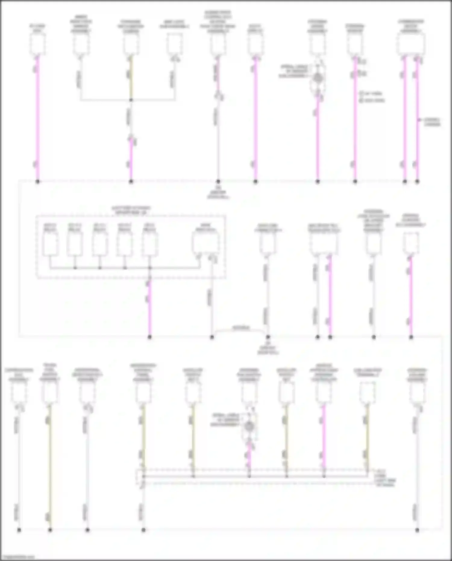 LS Lexus V (2017-2021): Ground distribution circuit (4 of 10)