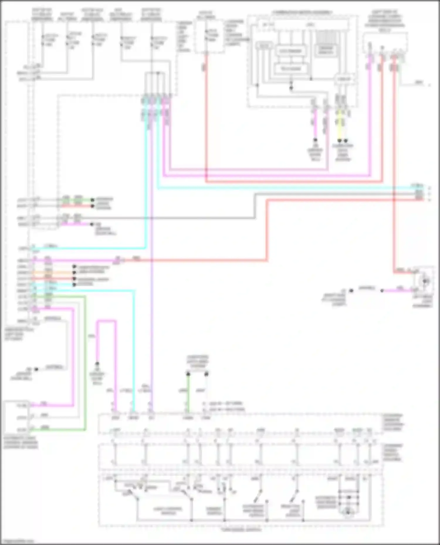 LS Lexus V (2017-2021): Headlights circuit (1 of 2)