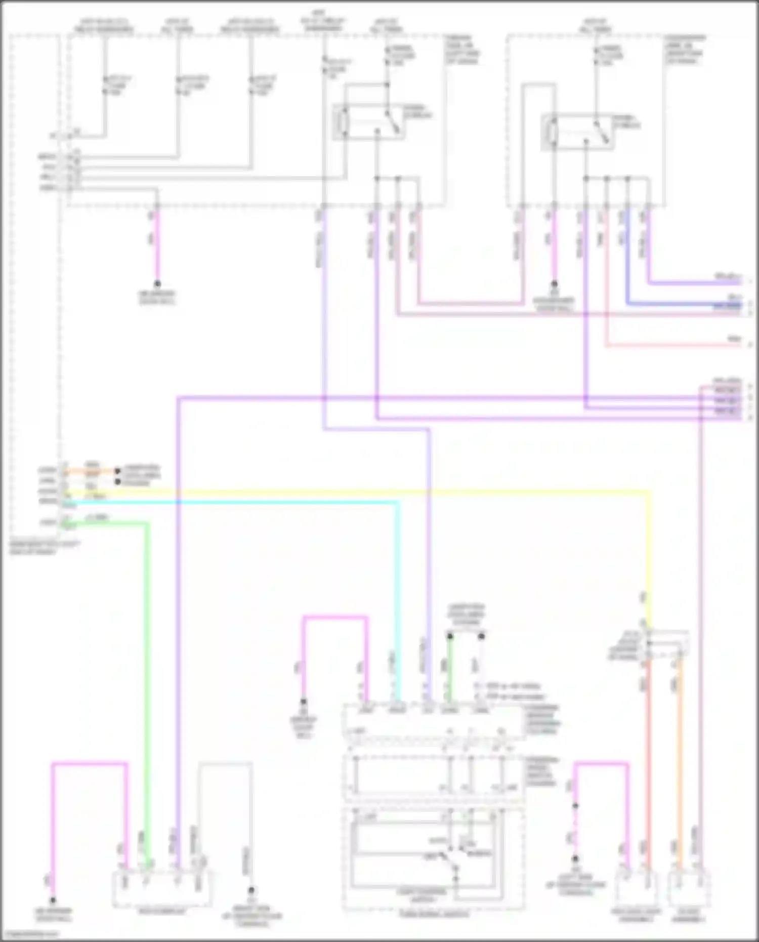 LS Lexus V (2017-2021): Instrument illumination circuit (1 of 4)