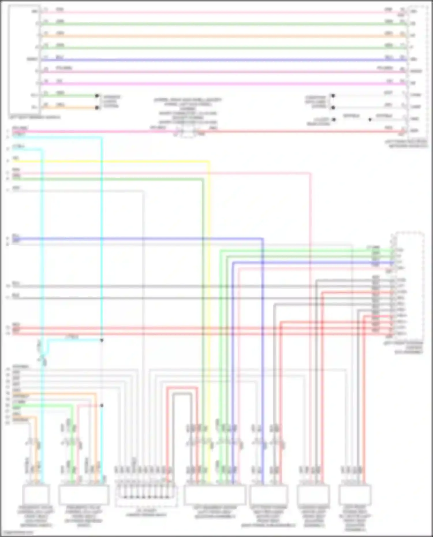 LS Lexus V (2017-2021): Driver"s memory seat circuit (2 of 2)