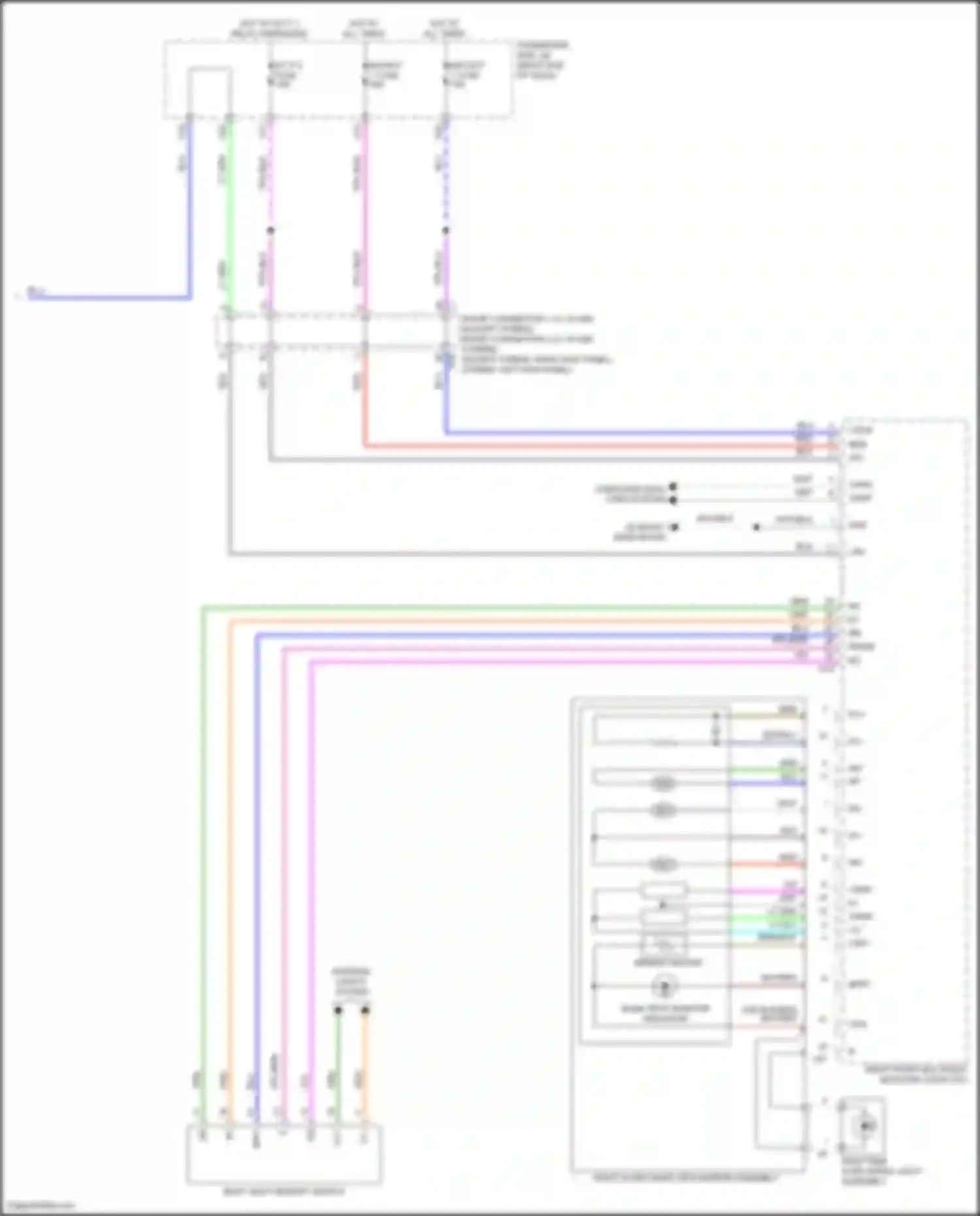 LS Lexus V (2017-2021): Memory mirrors circuit (2 of 2)