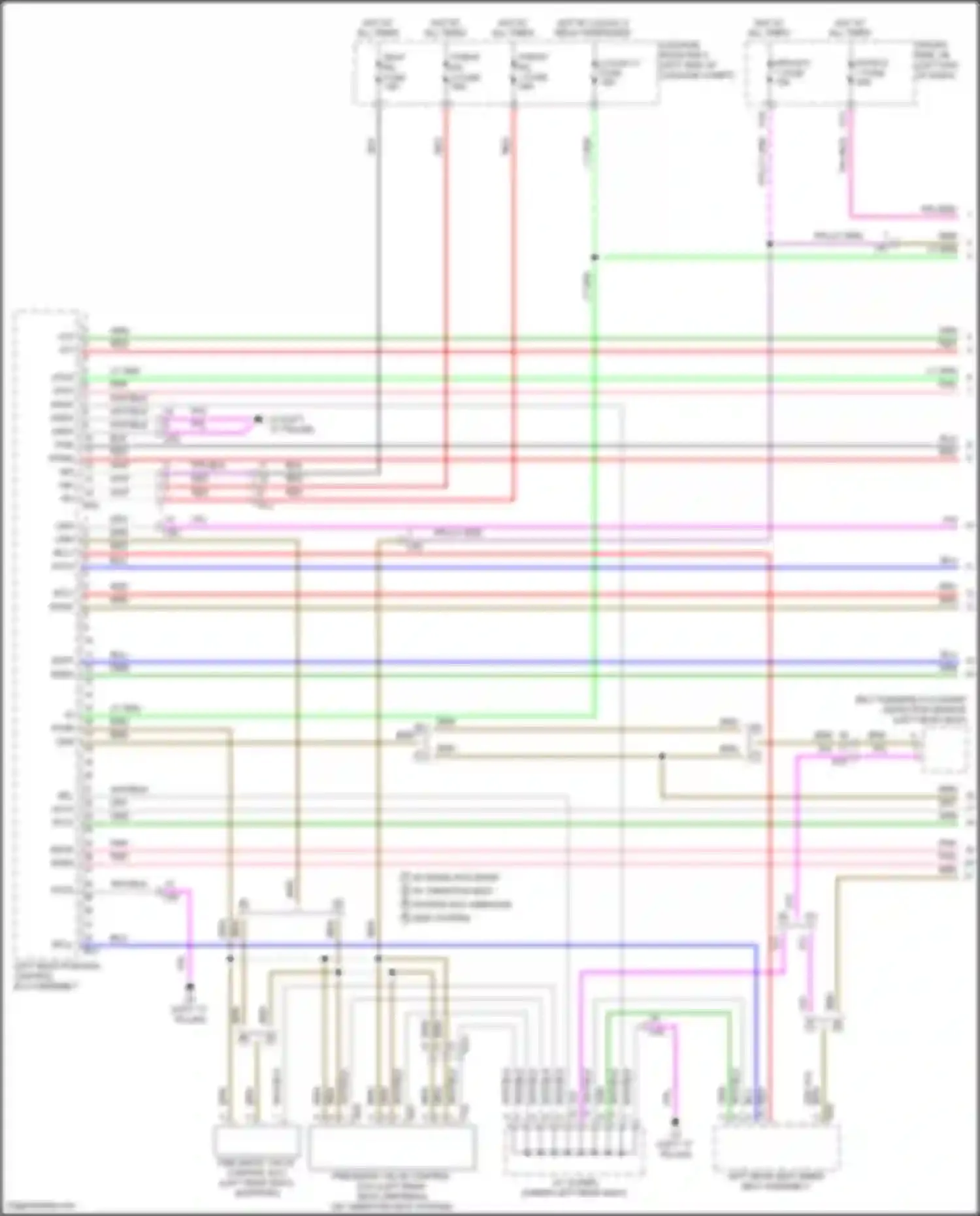 LS Lexus V (2017-2021): Memory rear seat circuit (1 of 5)