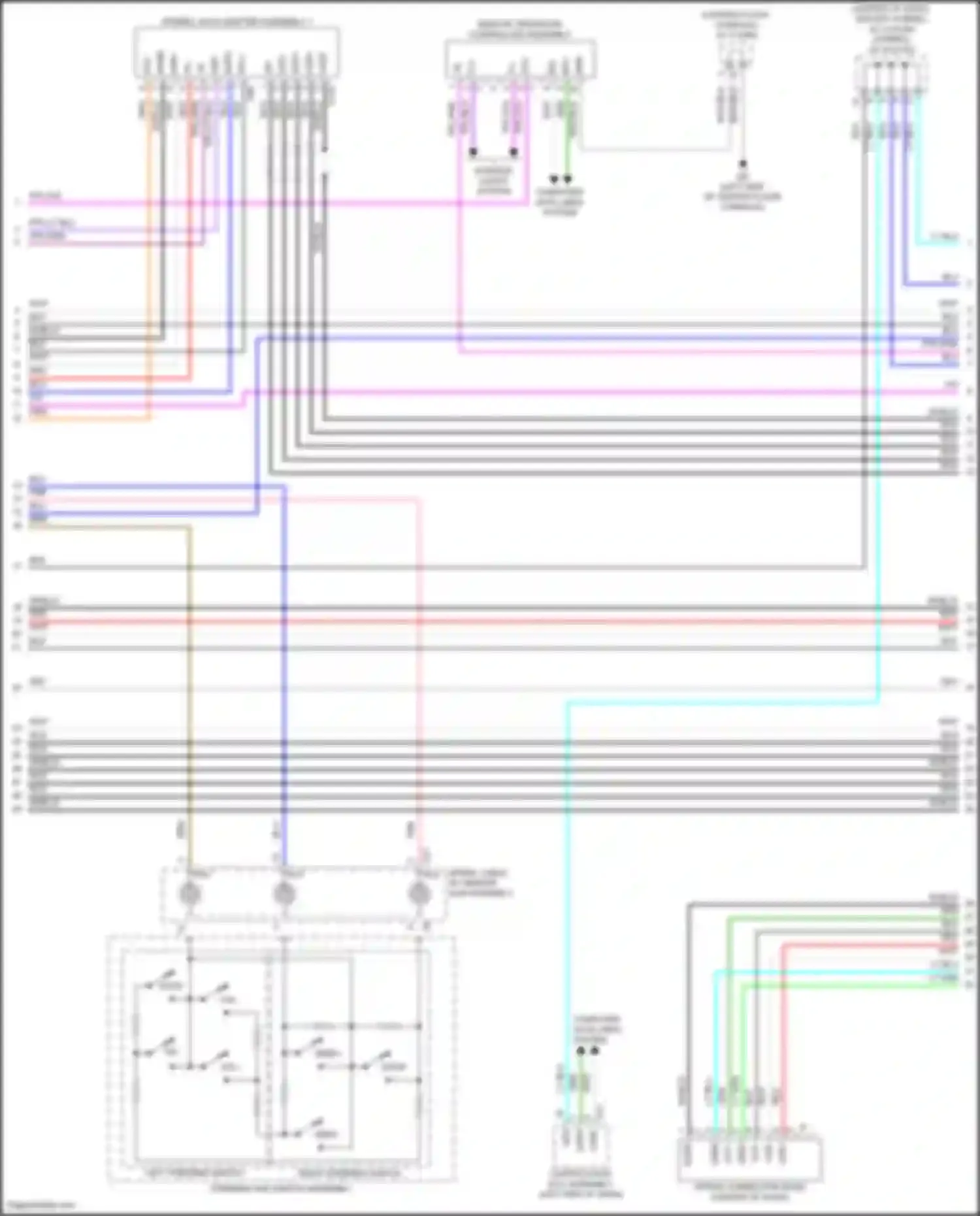 LS Lexus V (2017-2021): Navigation circuit (5 of 9)