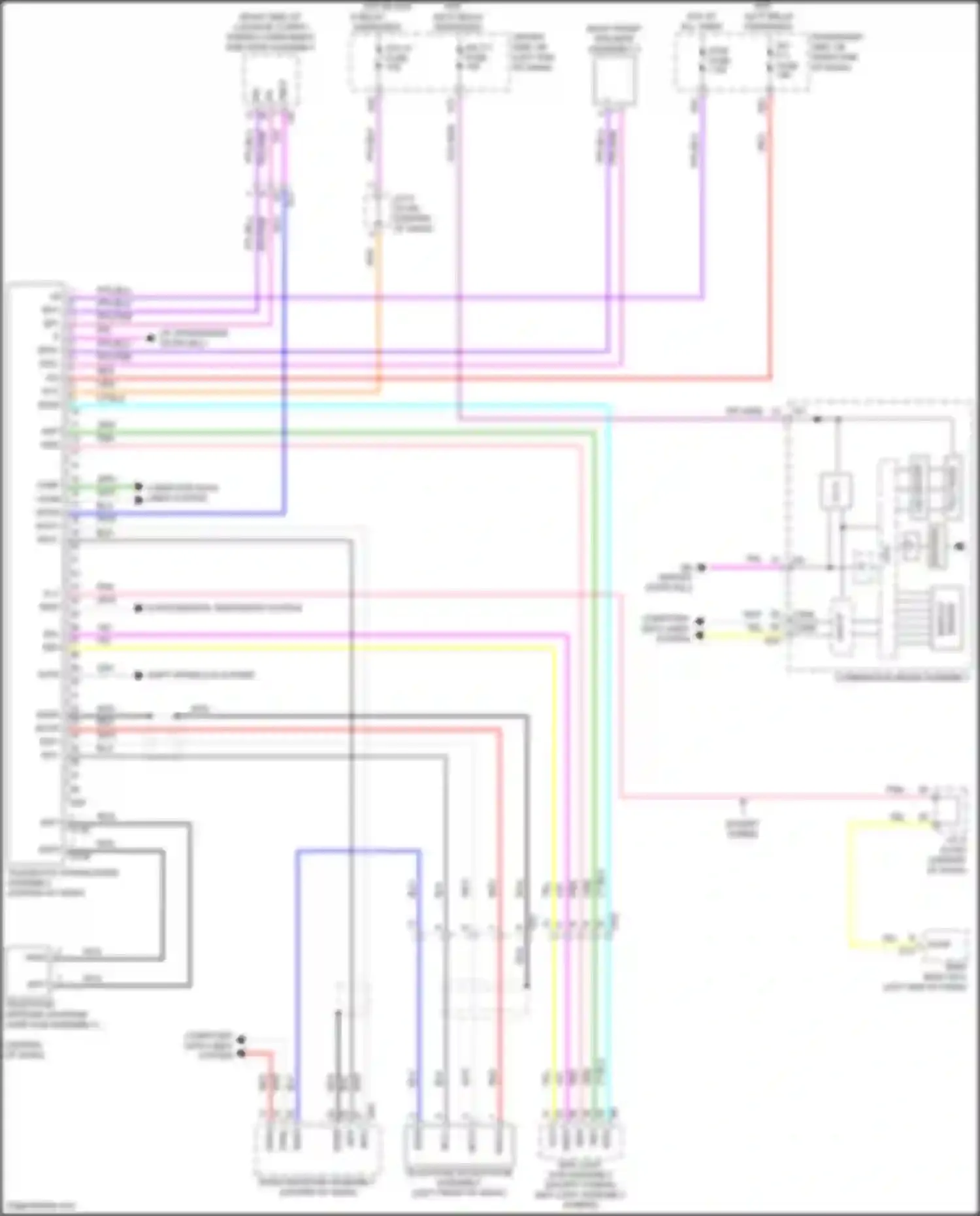 LS Lexus V (2017-2021): Telematics circuit